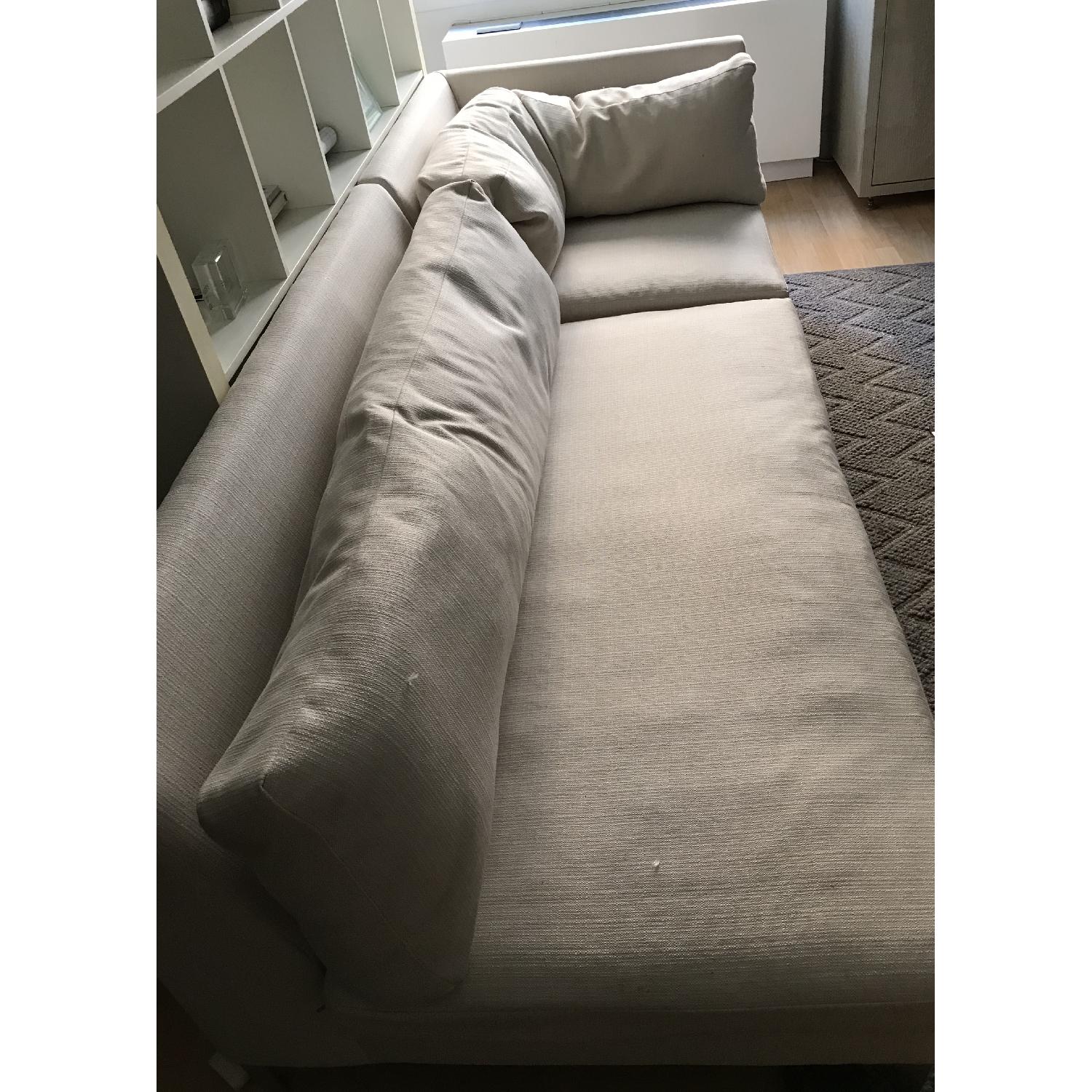 CB2 Cielo Ivory 2 Piece Sectional Sofa - image-2