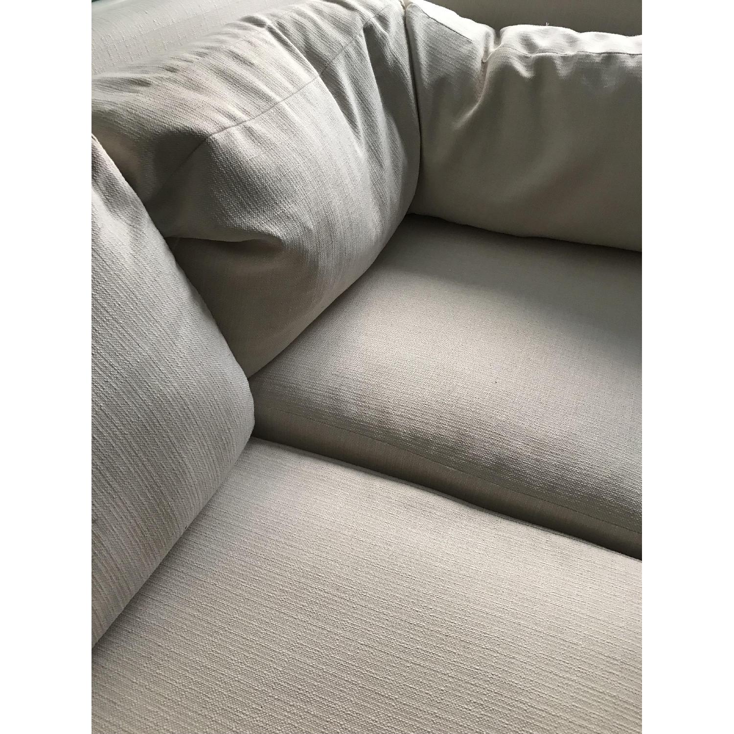 CB2 Cielo Ivory 2 Piece Sectional Sofa - image-8