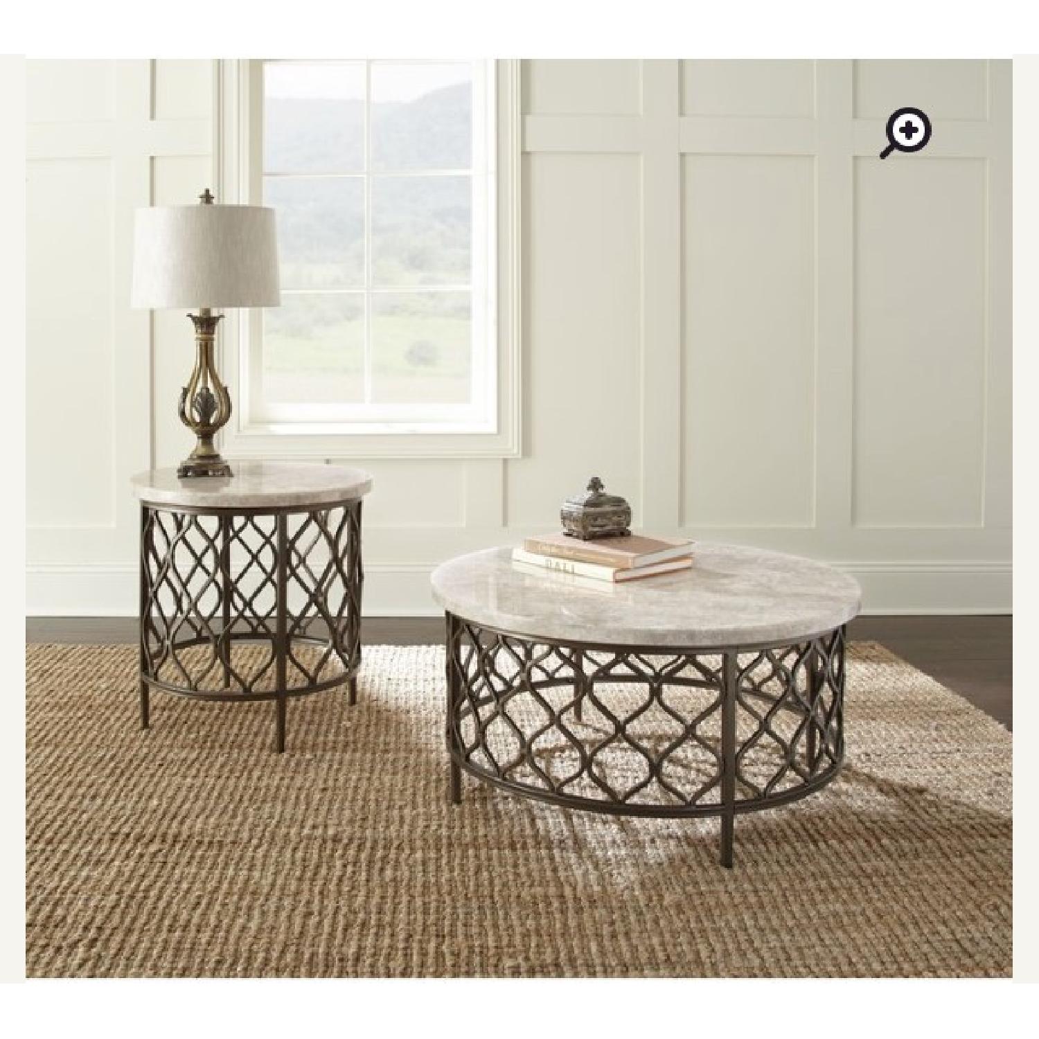 World Market Akbar Round Coffee Table - image-2
