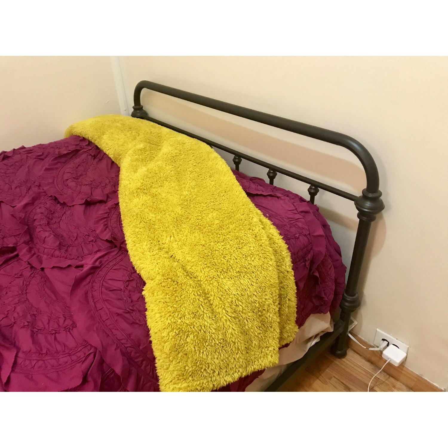 InspireQ Giselle Antique Full-Size Iron Bed Frame - image-2