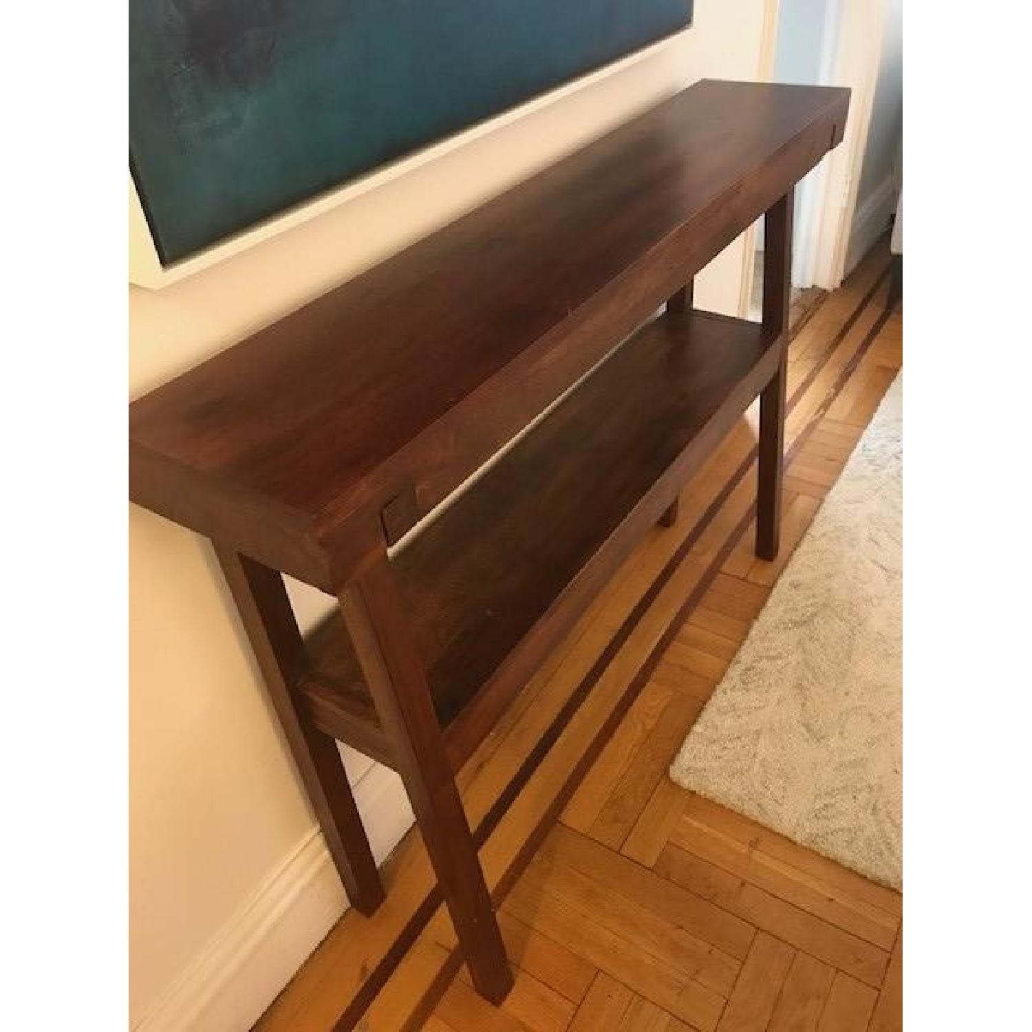 West Elm Rustic Acacia Console - image-2