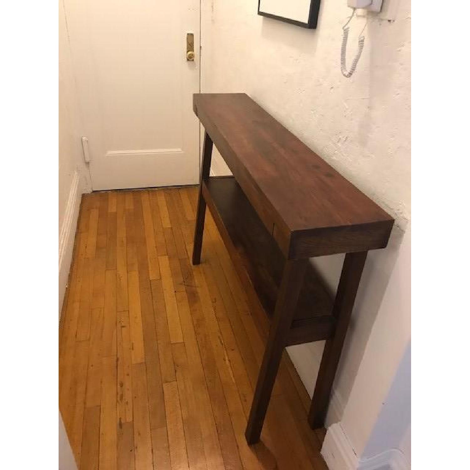 West Elm Rustic Acacia Console - image-3