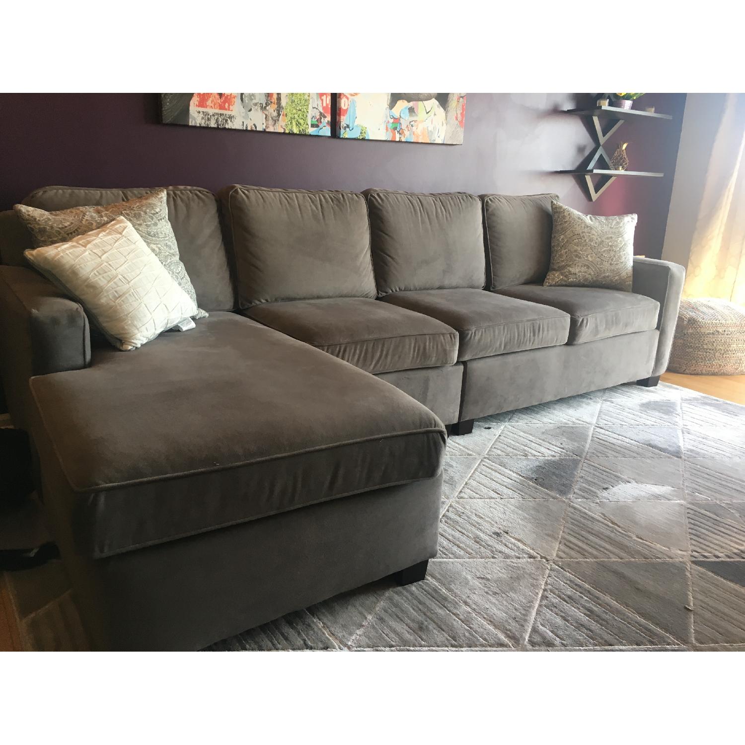 La-Z-Boy Custom Chaise Sectional Sofa - image-0