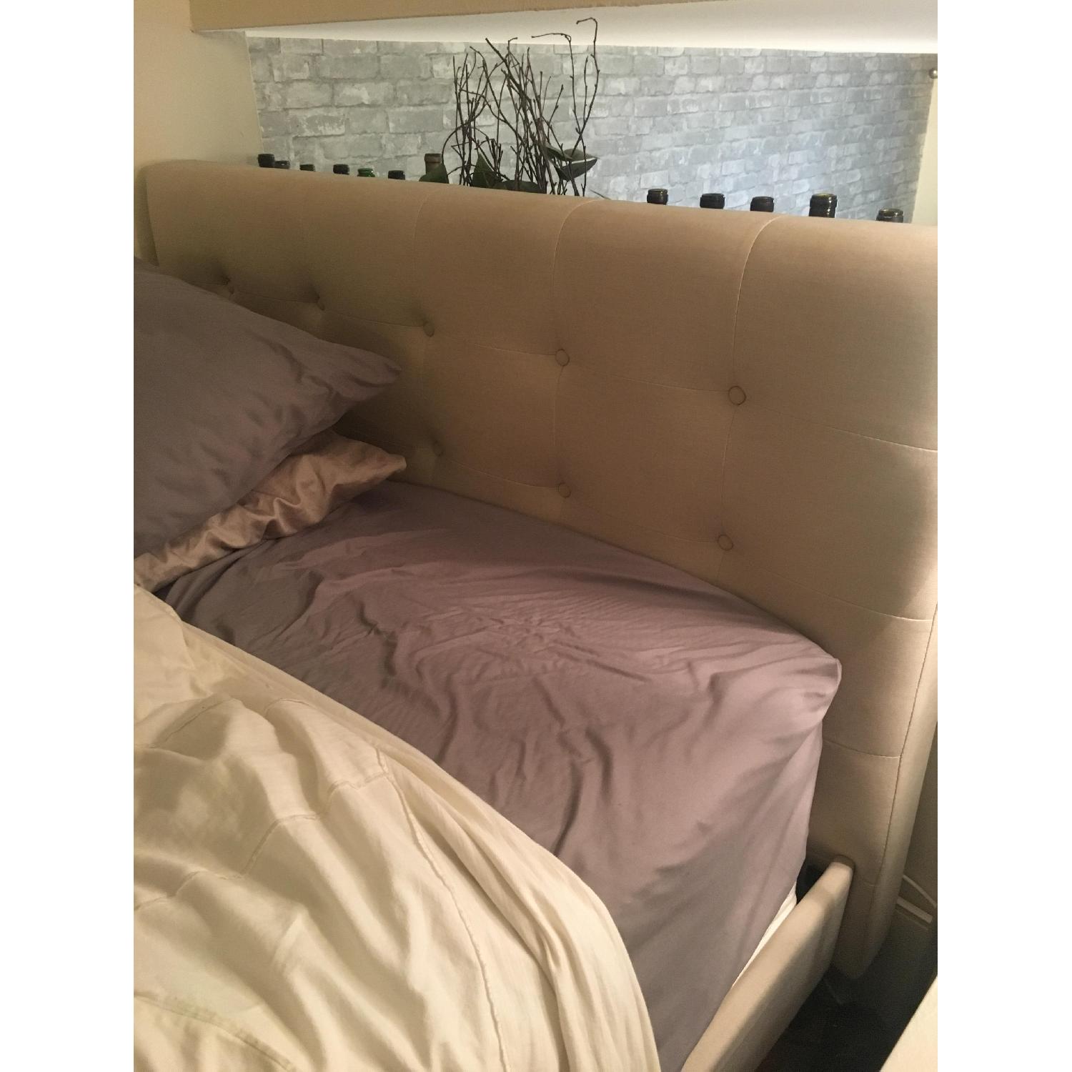 Zinus Upholstered Square Stitched Platform Full Size Bed - image-2