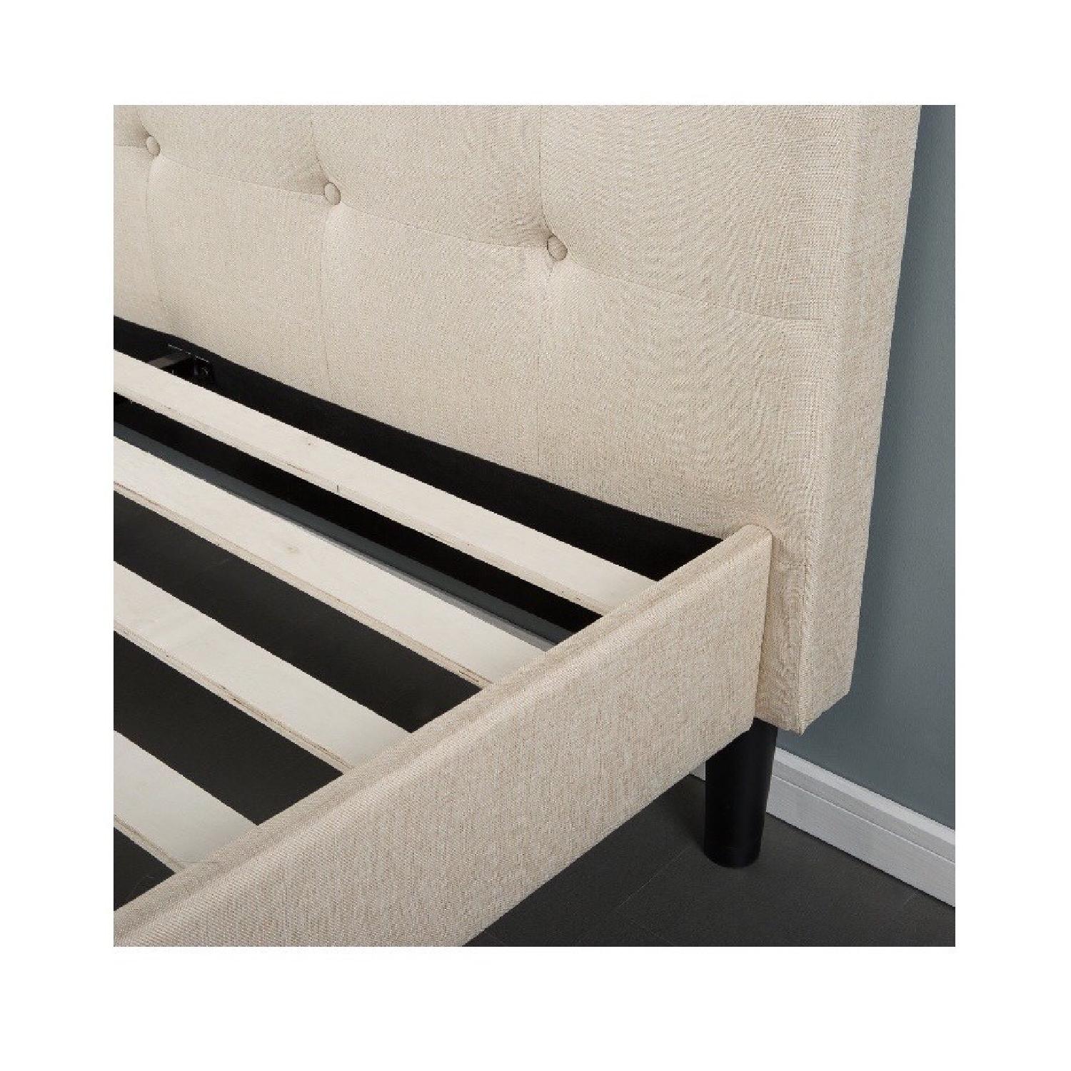 Zinus Upholstered Square Stitched Platform Full Size Bed - image-3