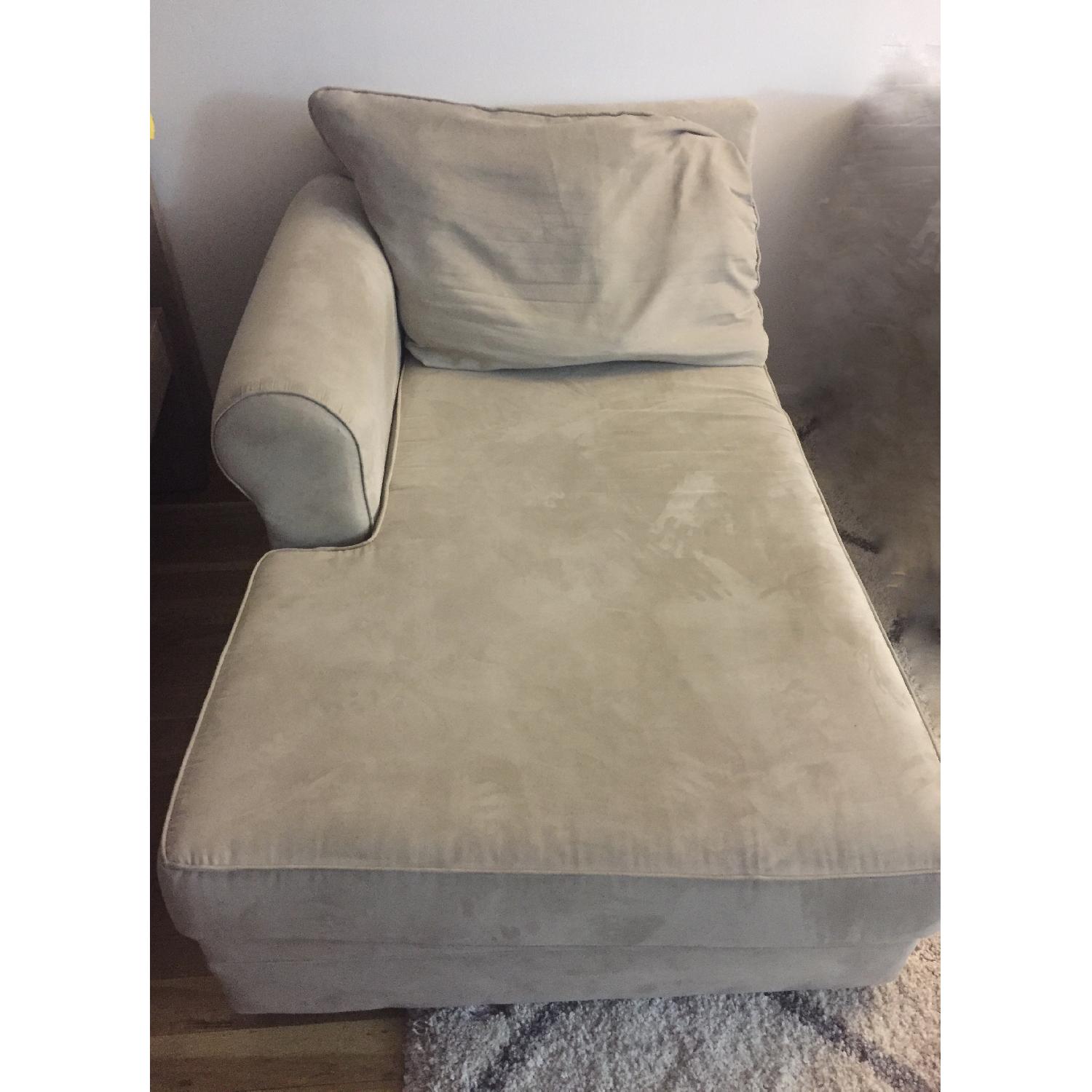 Bob's Beige Chaise Lounge - image-2