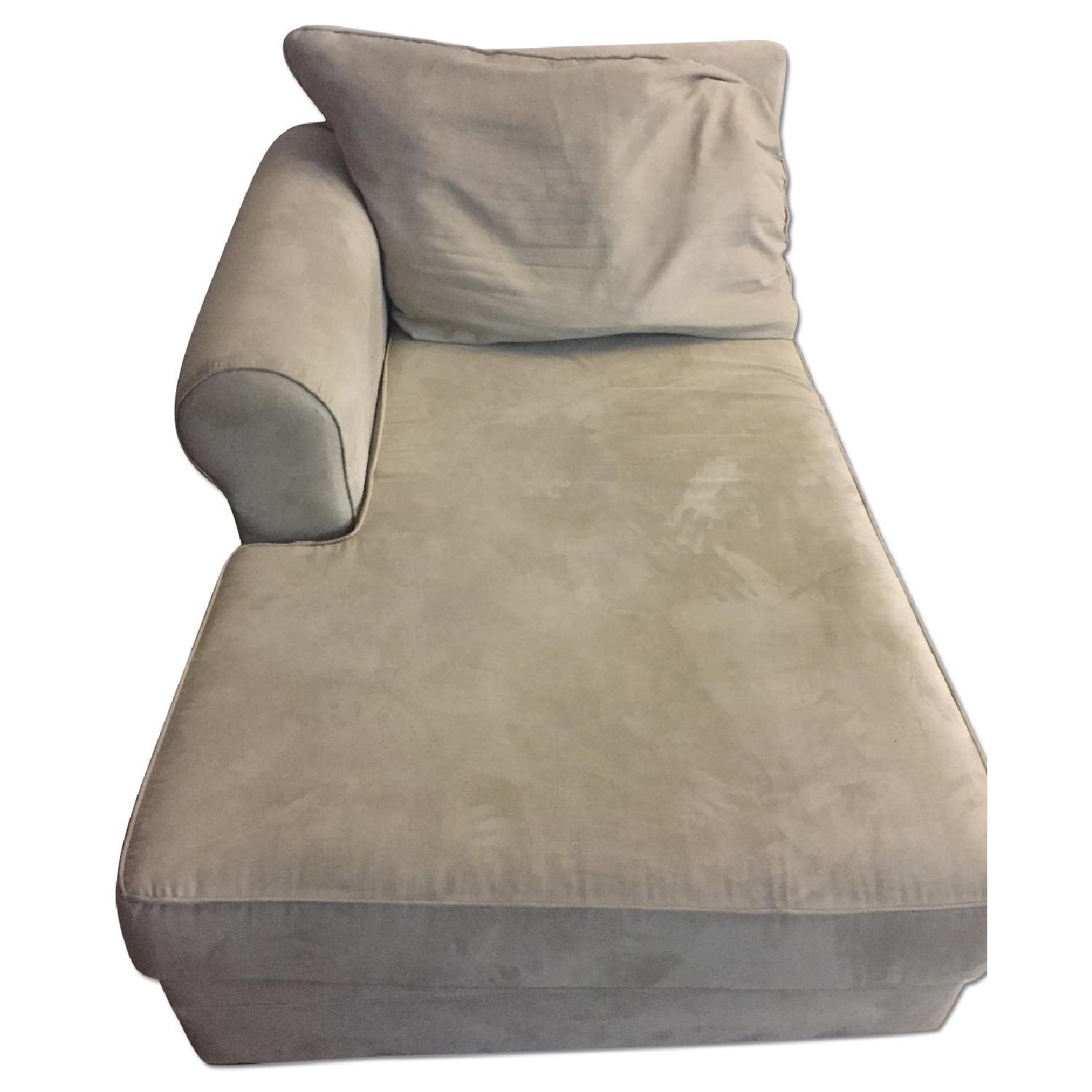 Bob's Beige Chaise Lounge - image-0