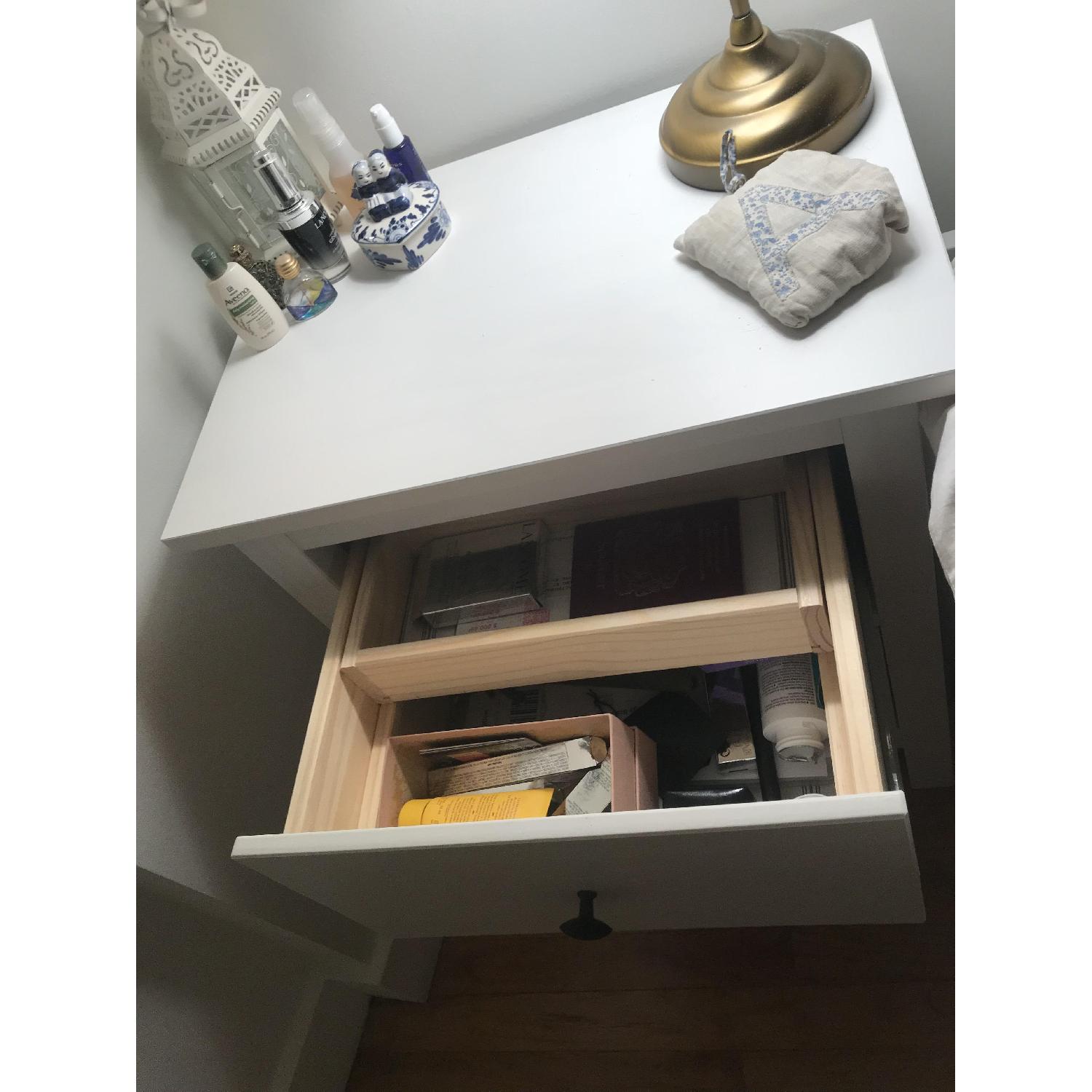 Ikea White Bedside Table - image-2