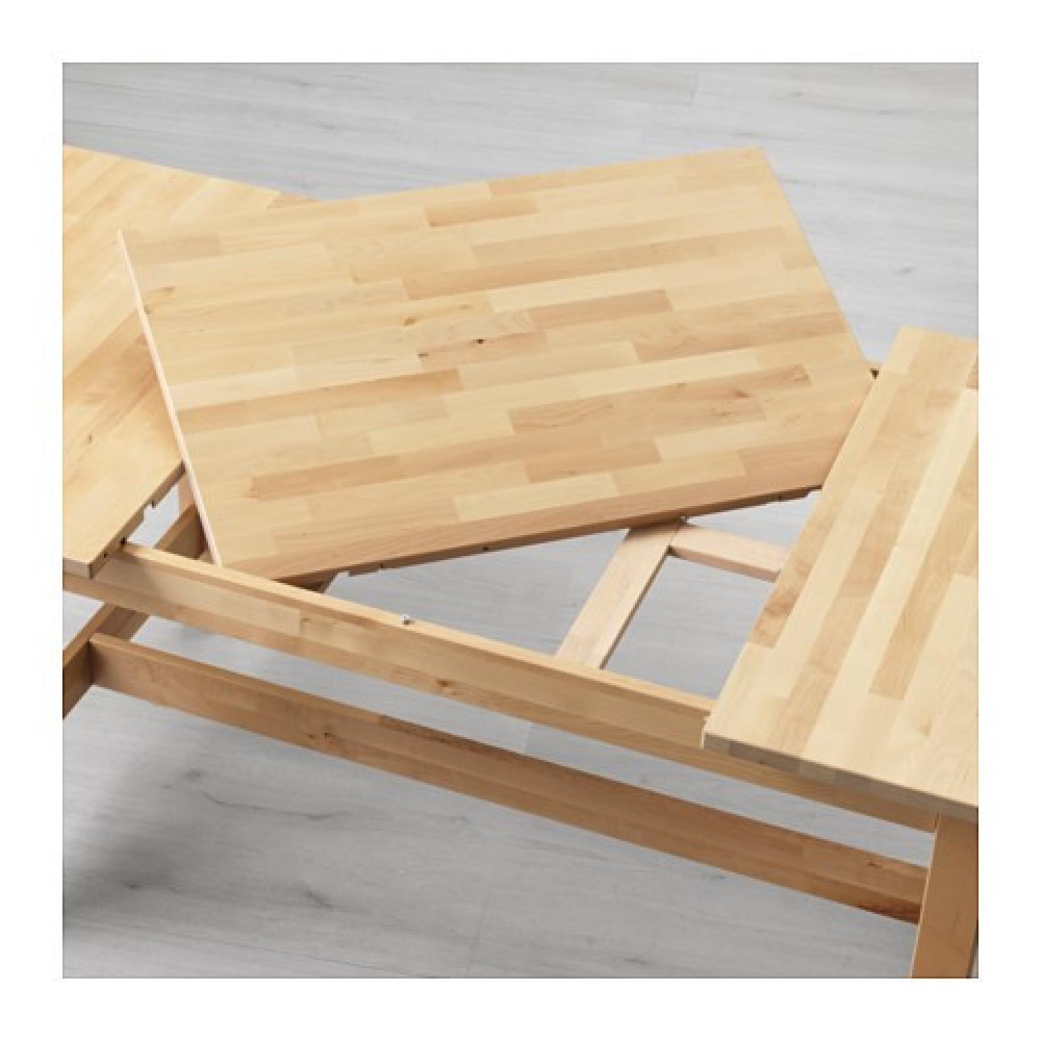 Ikea Norden Expandable Dining Table in Birch - image-1
