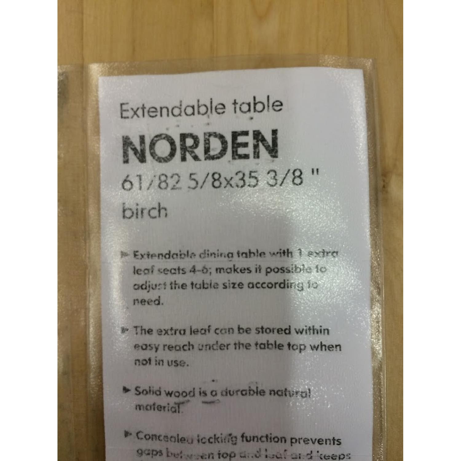 Ikea Norden Expandable Dining Table in Birch - image-2