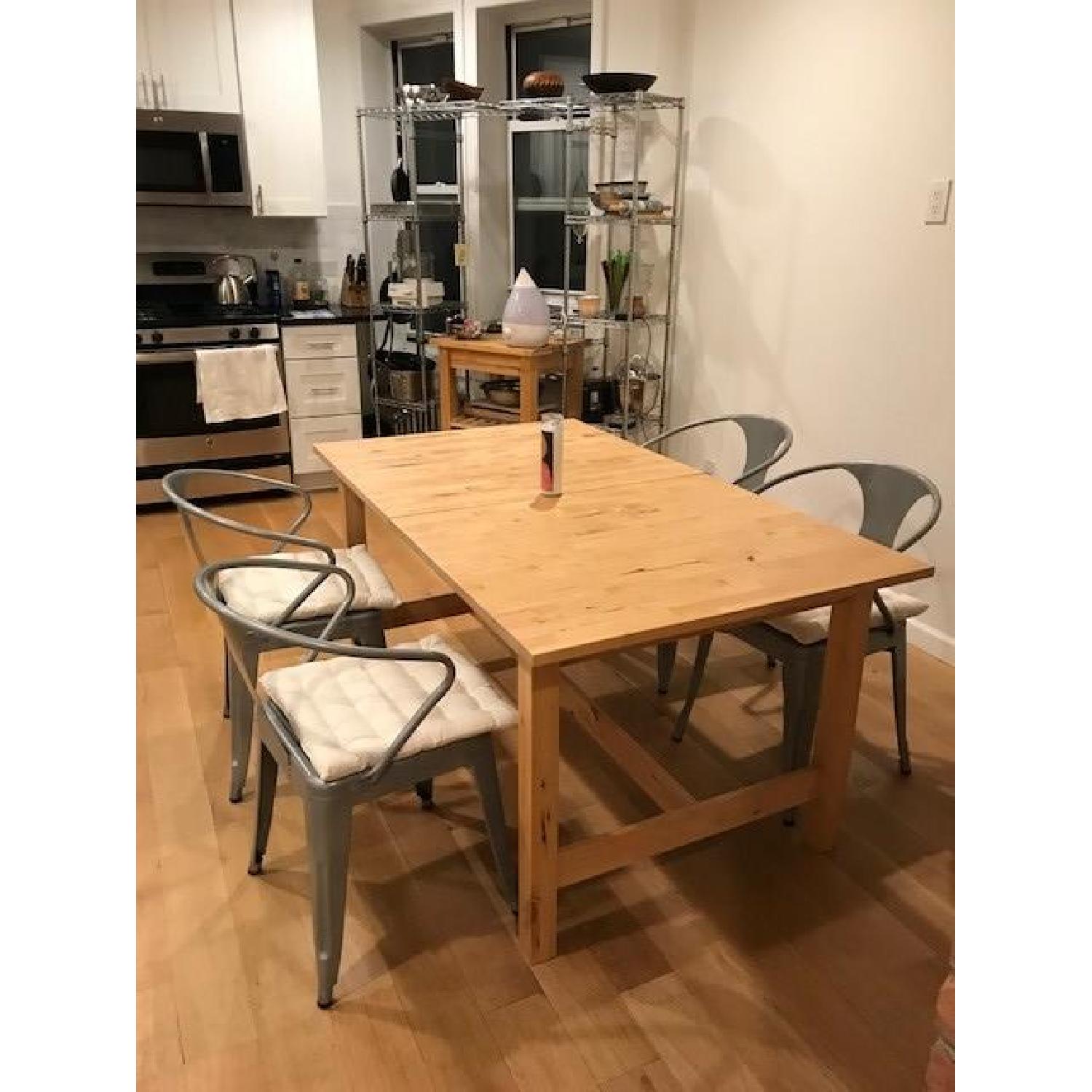 Ikea Norden Expandable Dining Table in Birch - image-4