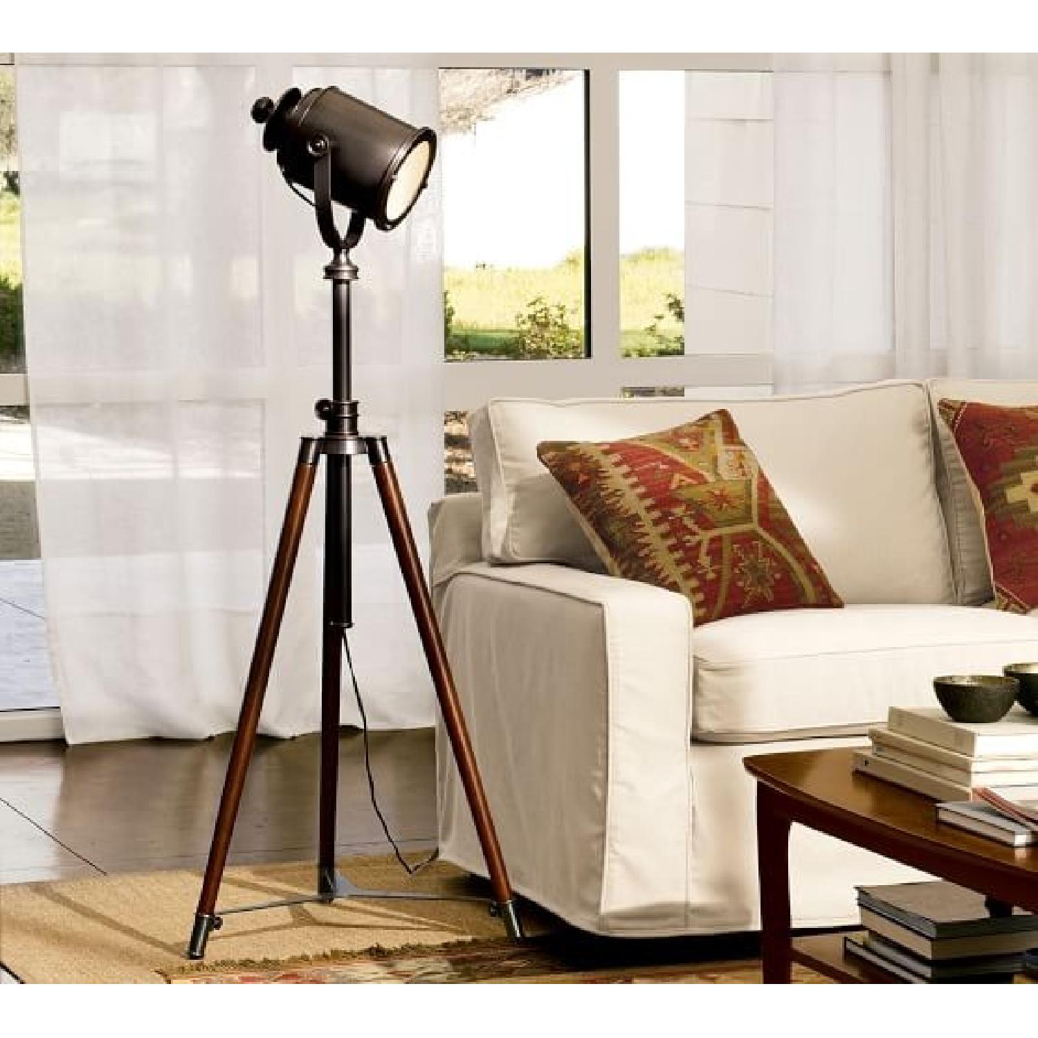 Pottery Barn Photographer's Tripod Floor Lamp - image-1