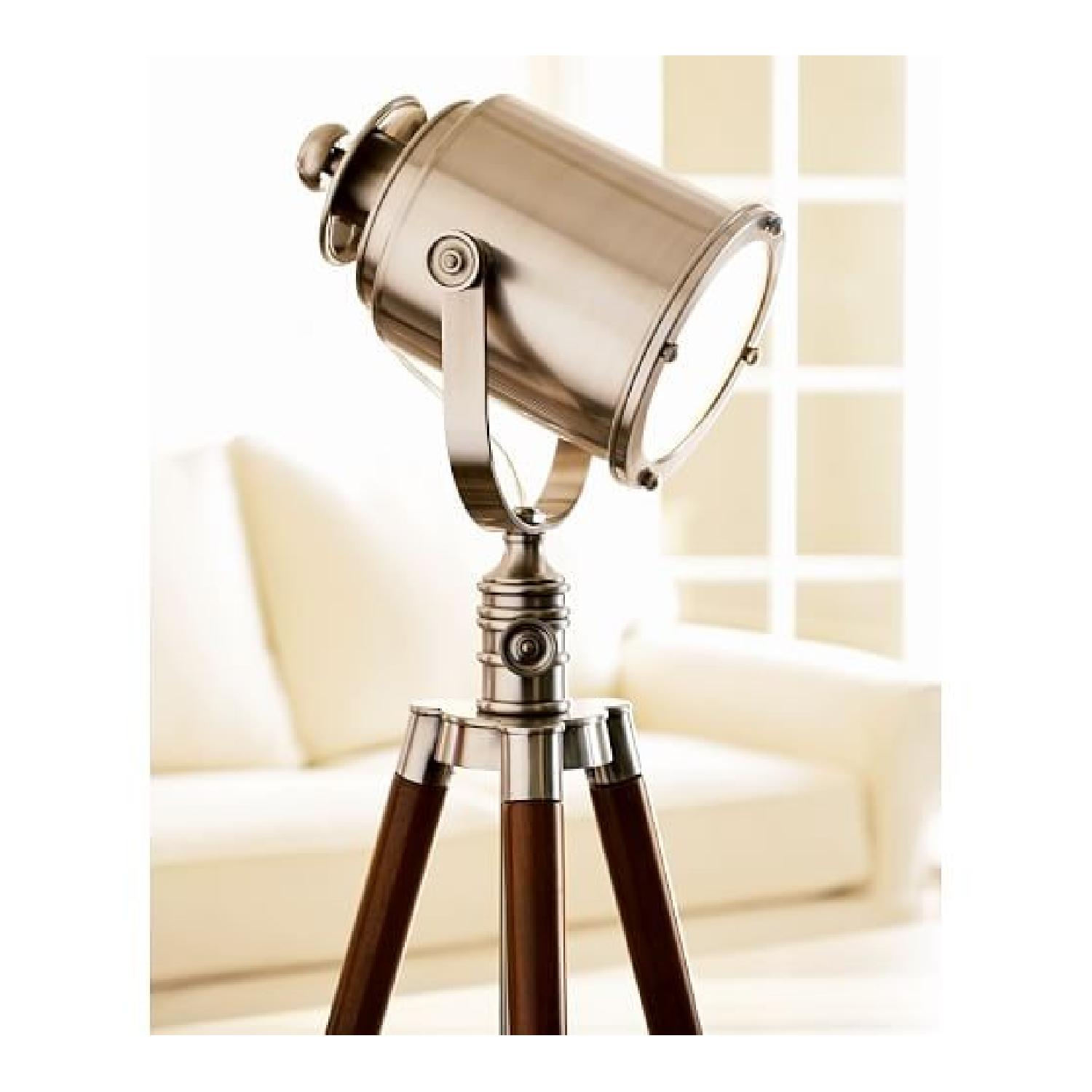 Pottery Barn Photographer's Tripod Floor Lamp - image-2