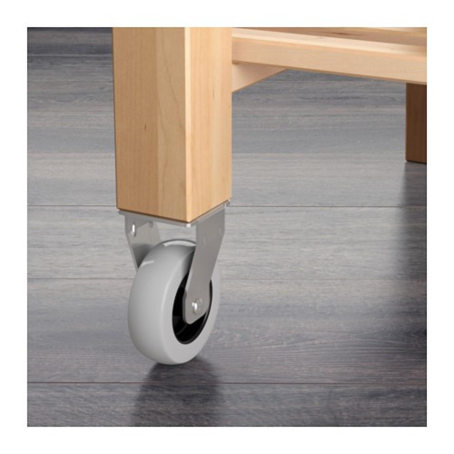 Ikea Bekvam Kitchen Cart w/ Wheels in Birch Wood - image-3