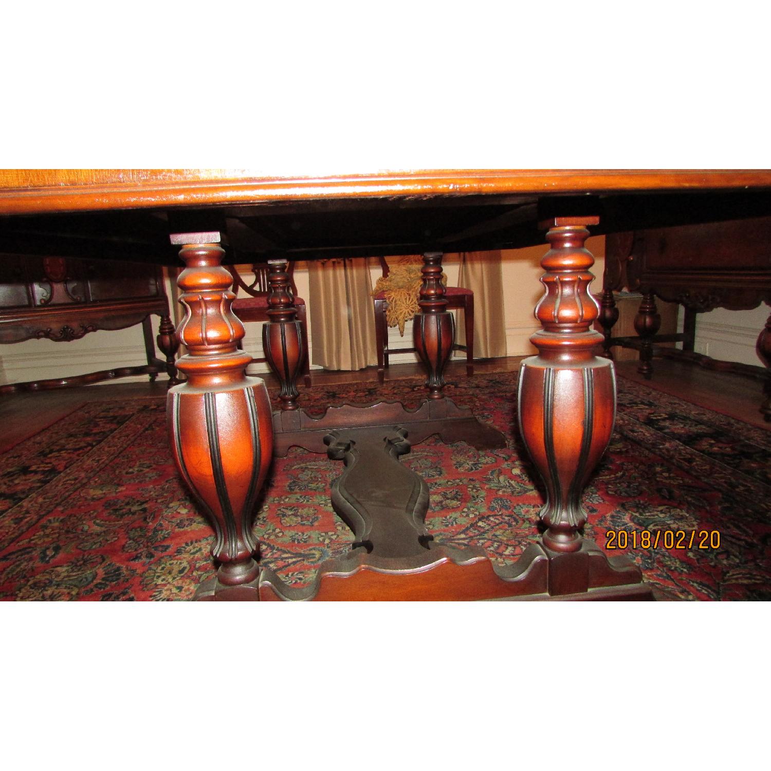 Vintage Solid Wood Dining Table - image-3