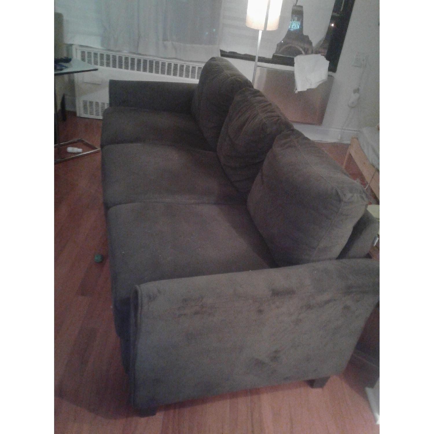 Lifestyle Solutions Westin Dark Brown Curved Arm Sofa - image-2
