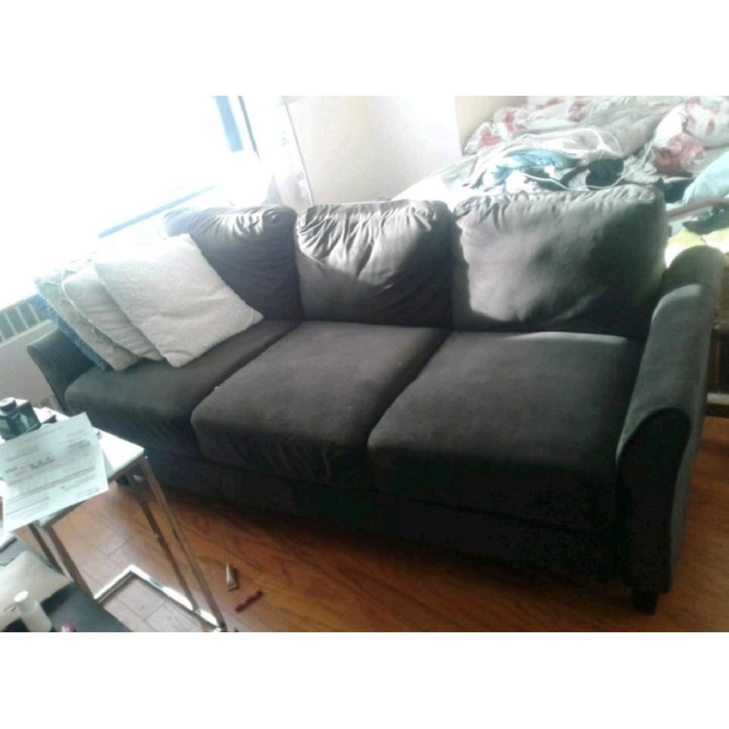Lifestyle Solutions Westin Dark Brown Curved Arm Sofa - image-4