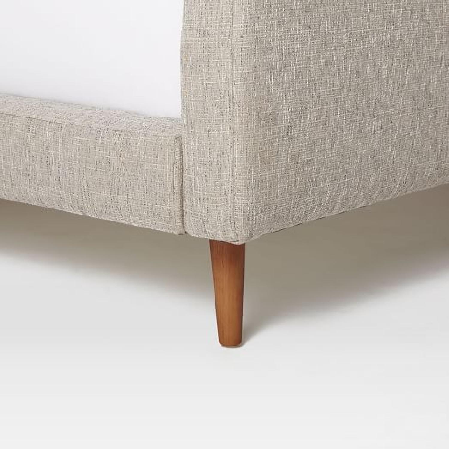 West Elm Josef Upholstered Full Size Bed - image-4
