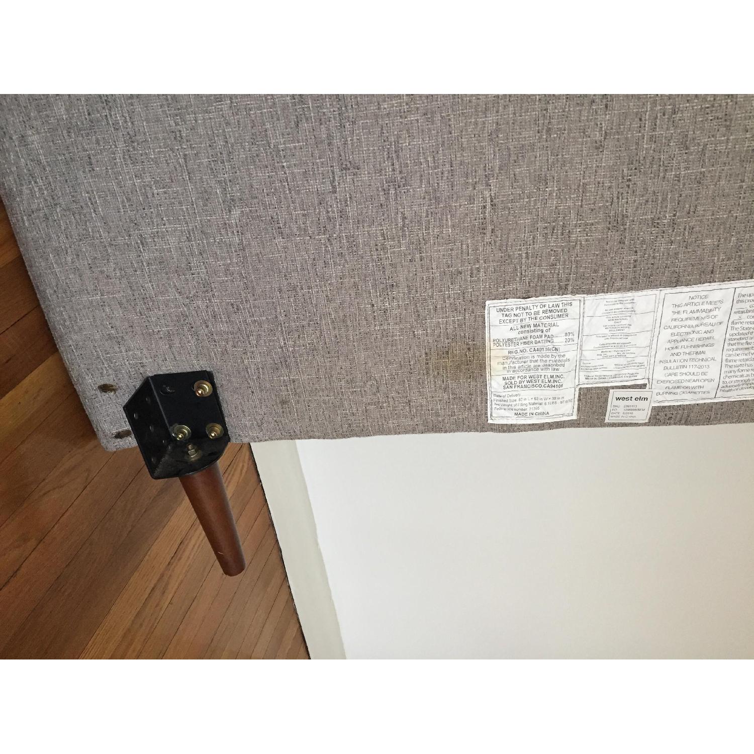 West Elm Josef Upholstered Full Size Bed - image-12