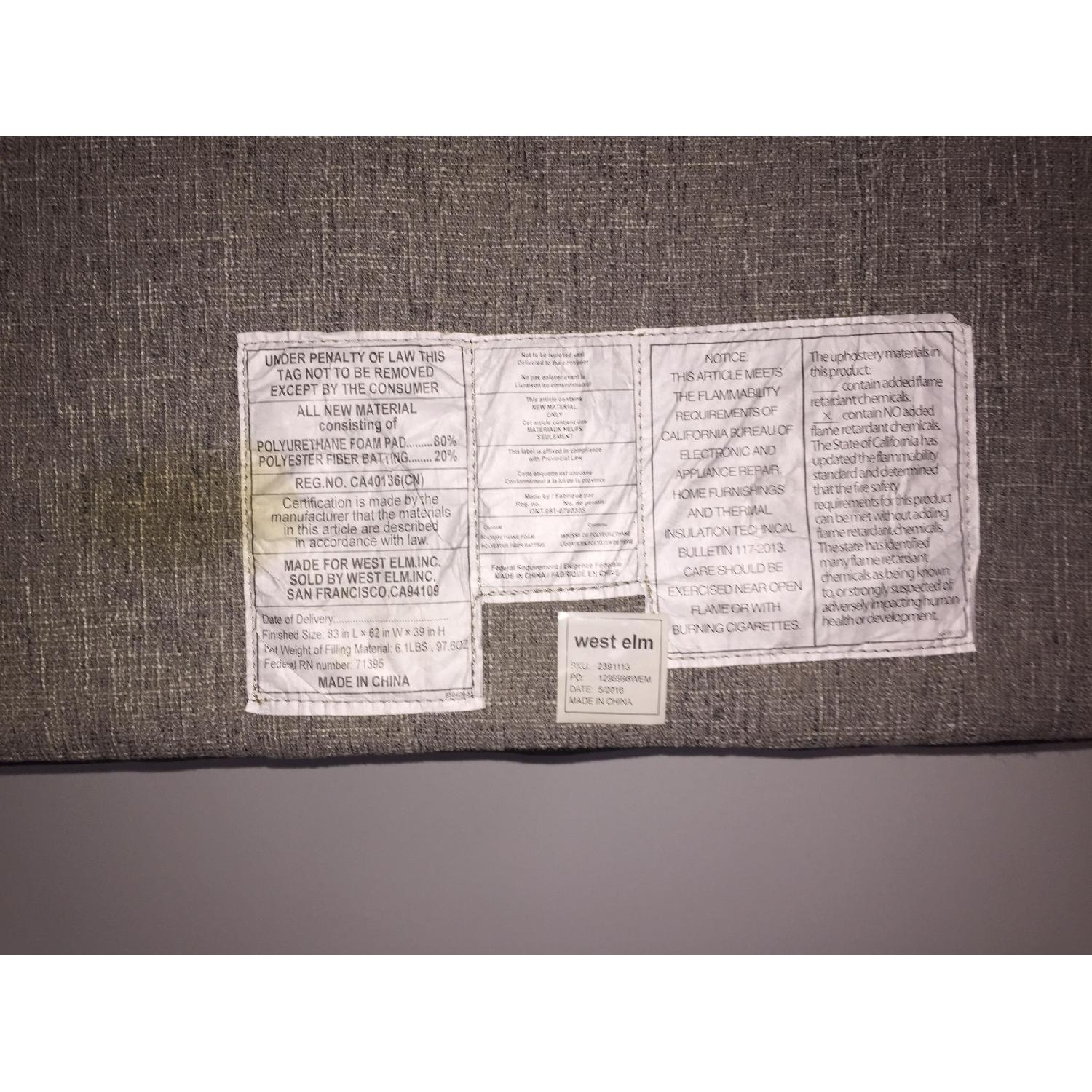 West Elm Josef Upholstered Full Size Bed - image-14