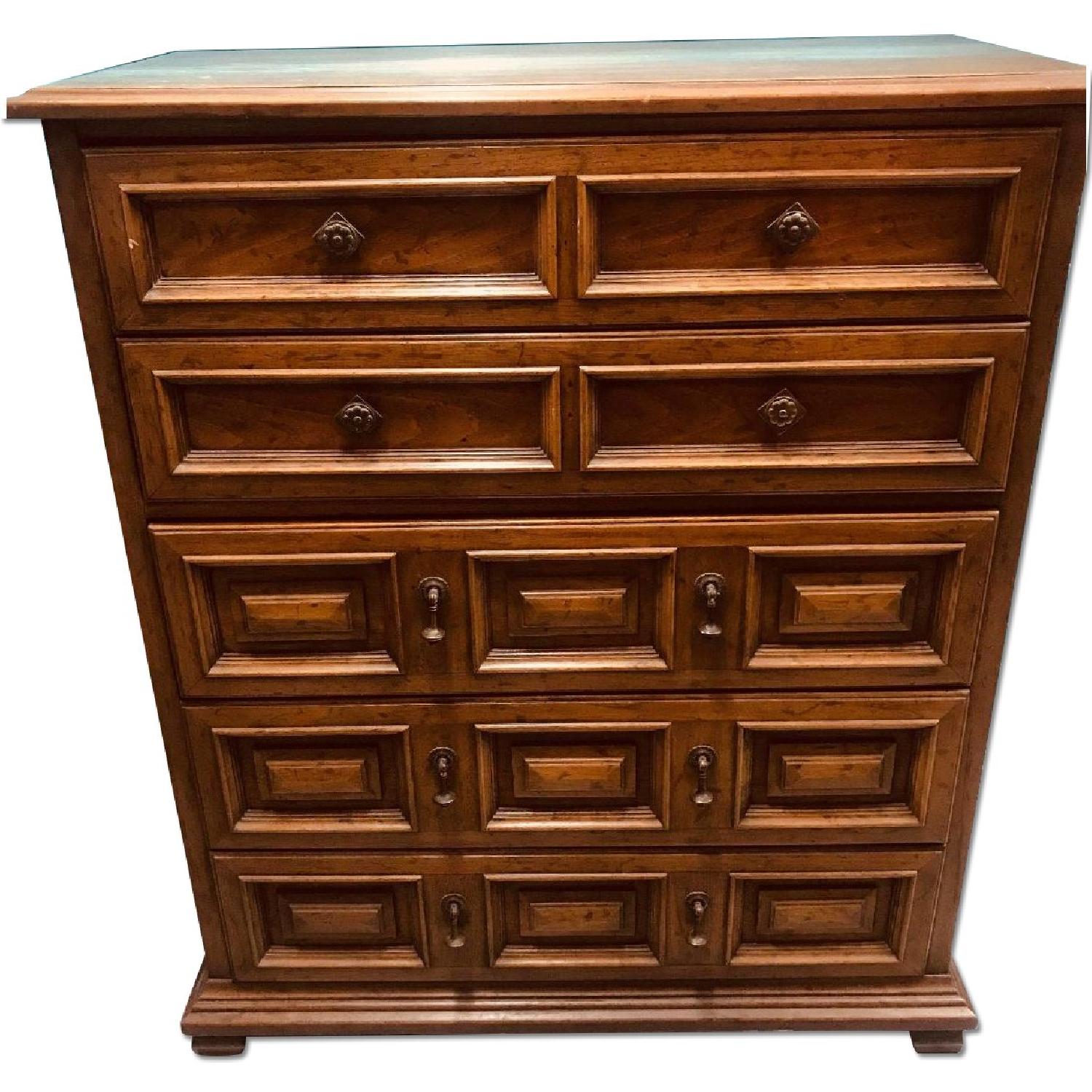 Drexel Esperanto Mid Century 1960s Solid Wood Dresser - image-0