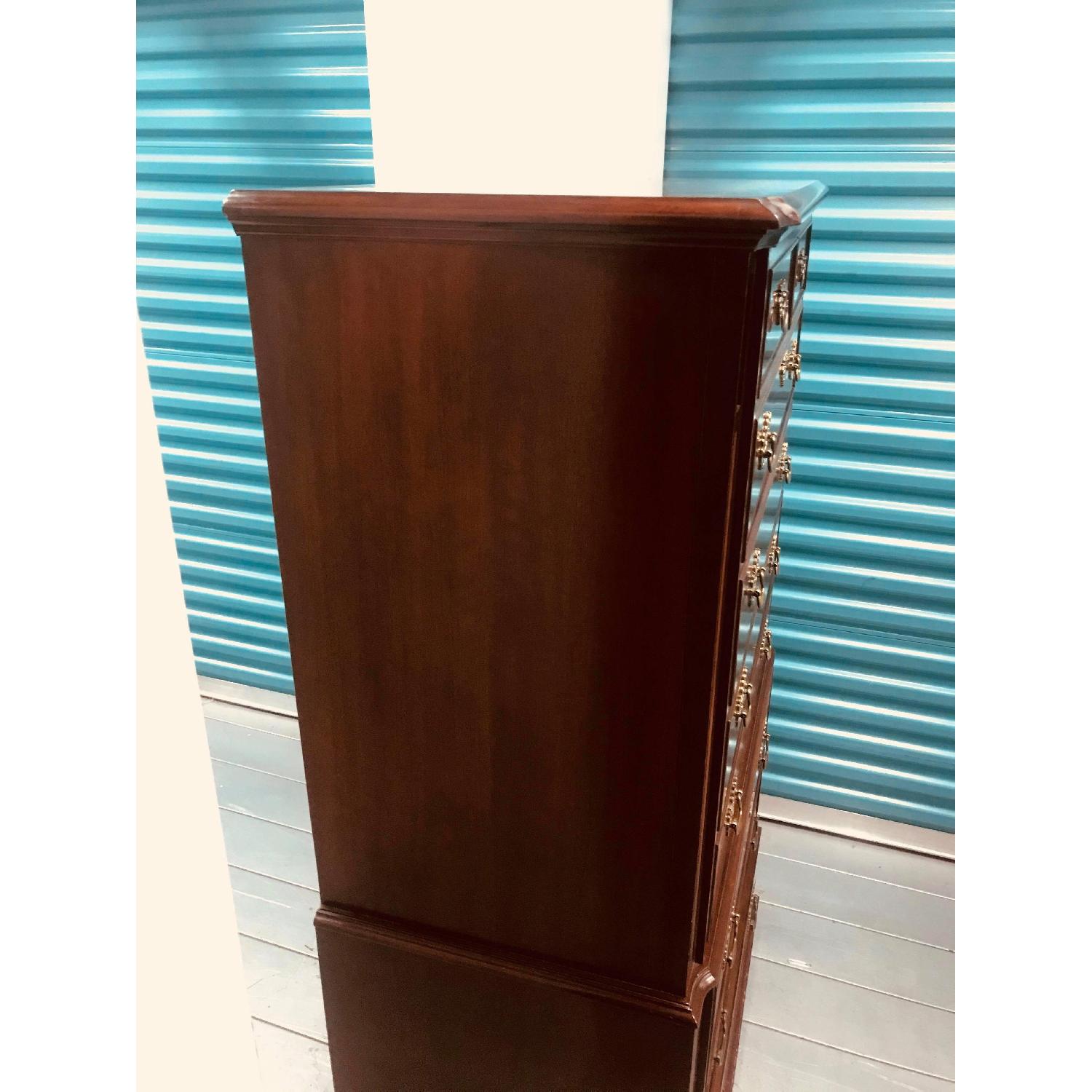 Thomasville Large Highboy 8 Drawer Cherry Wood Dresser - image-3