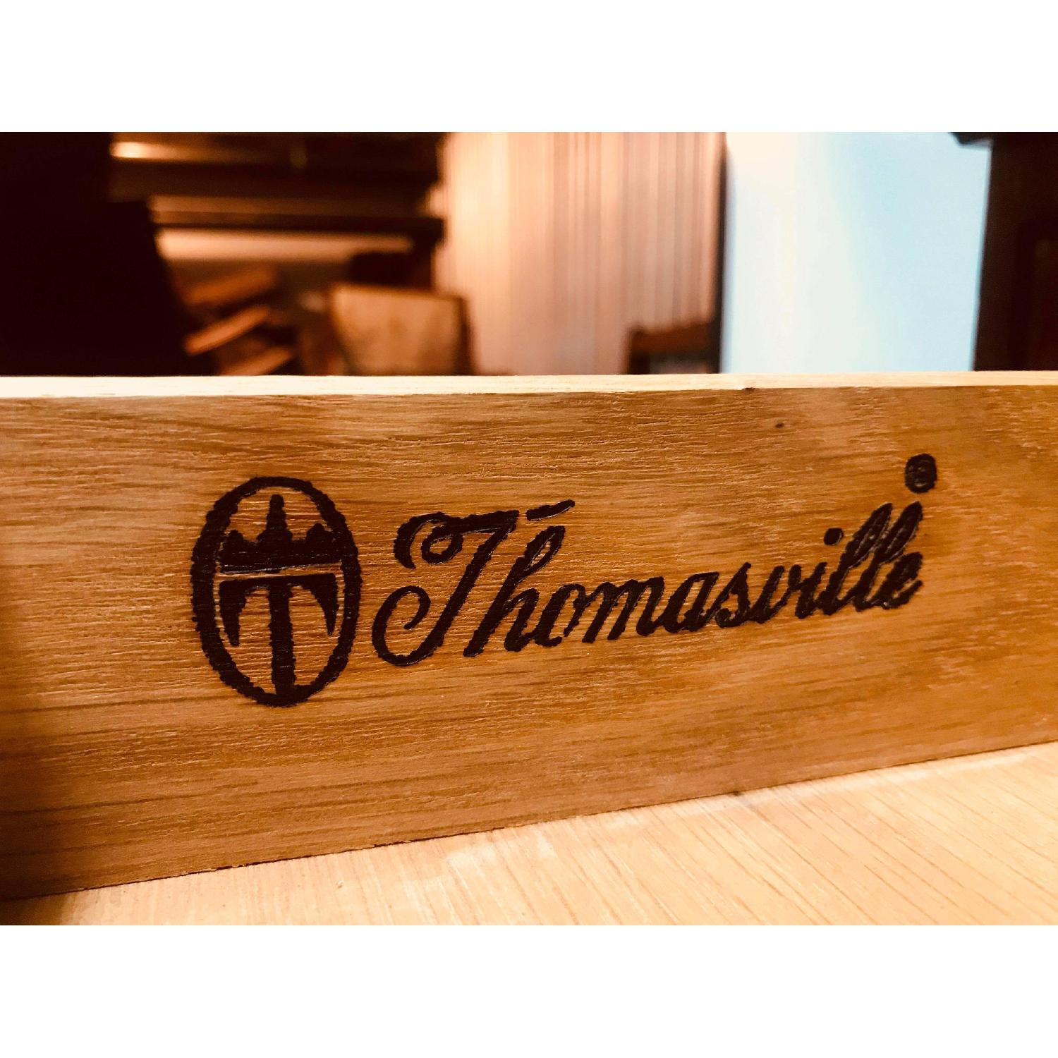 Thomasville Large Highboy 8 Drawer Cherry Wood Dresser - image-10