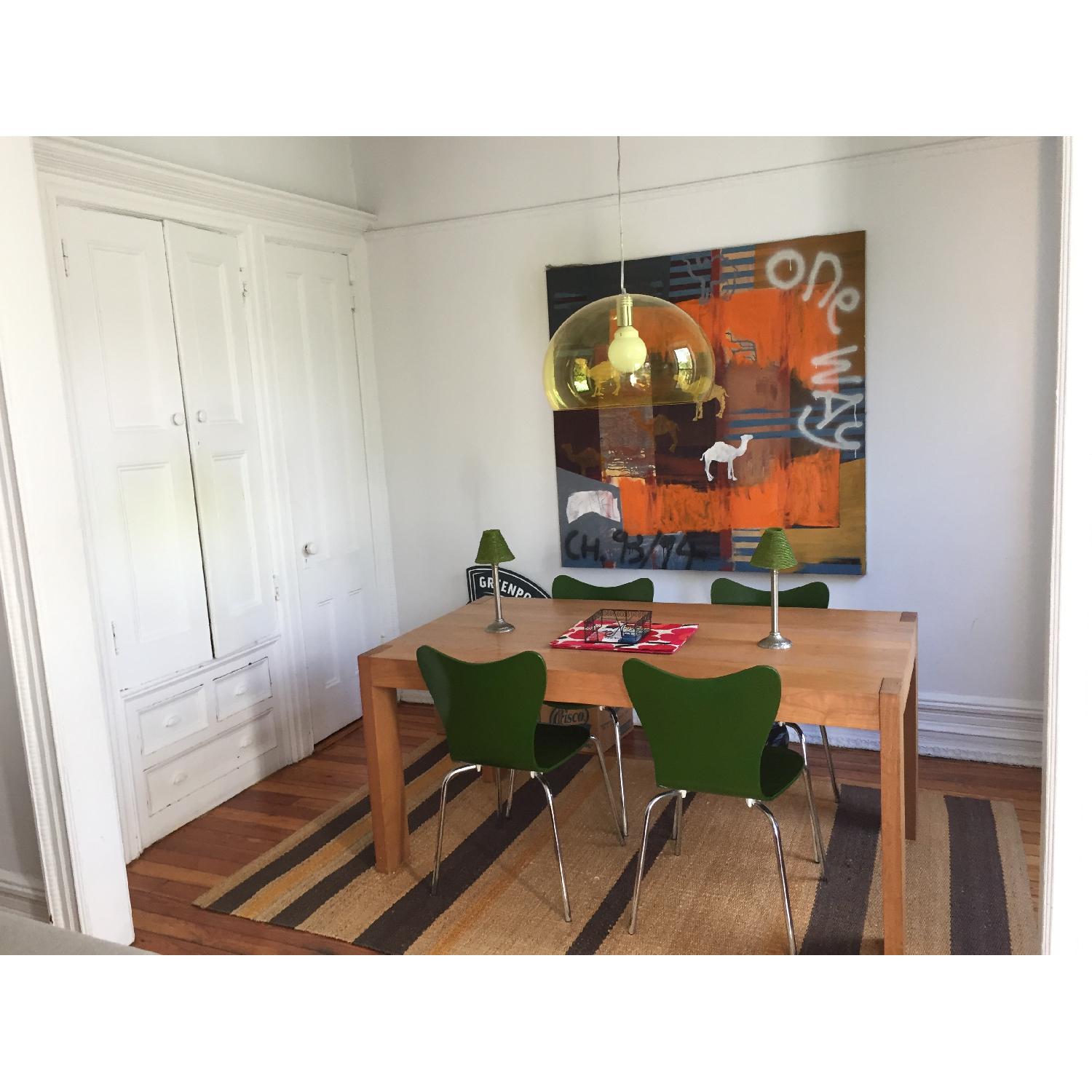 Crate & Barrel Big Sur Natural Dining Table - image-1