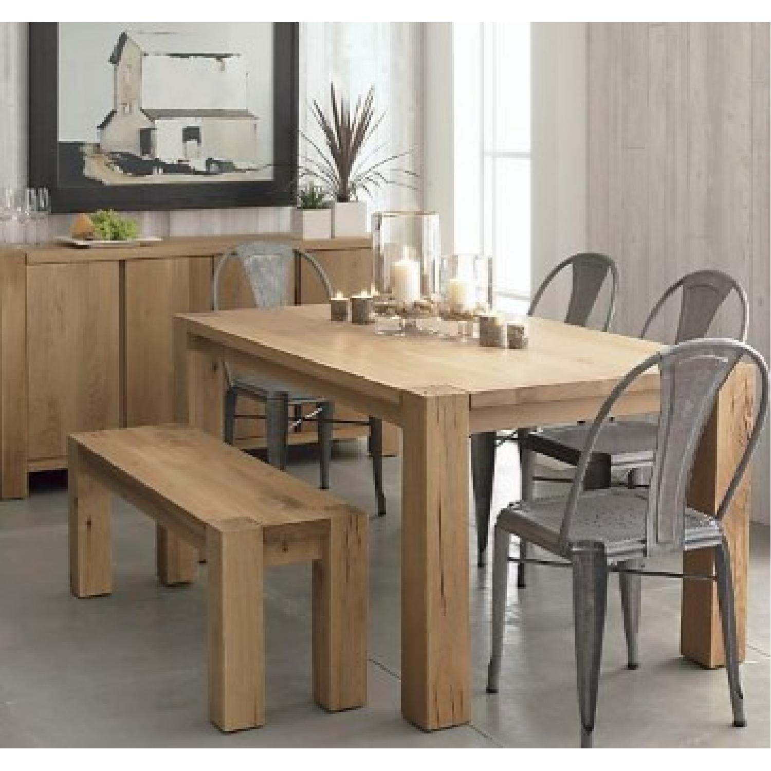 Crate & Barrel Big Sur Natural Dining Table - image-3