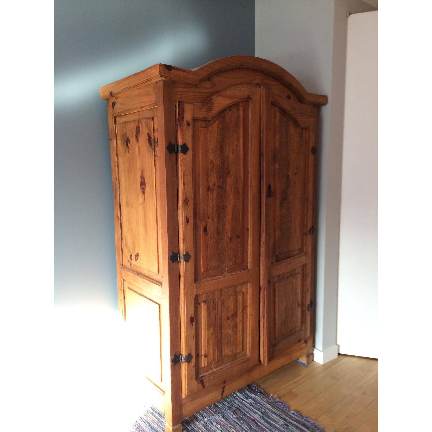 Handmade Reclaimed Wood Armoire - image-2
