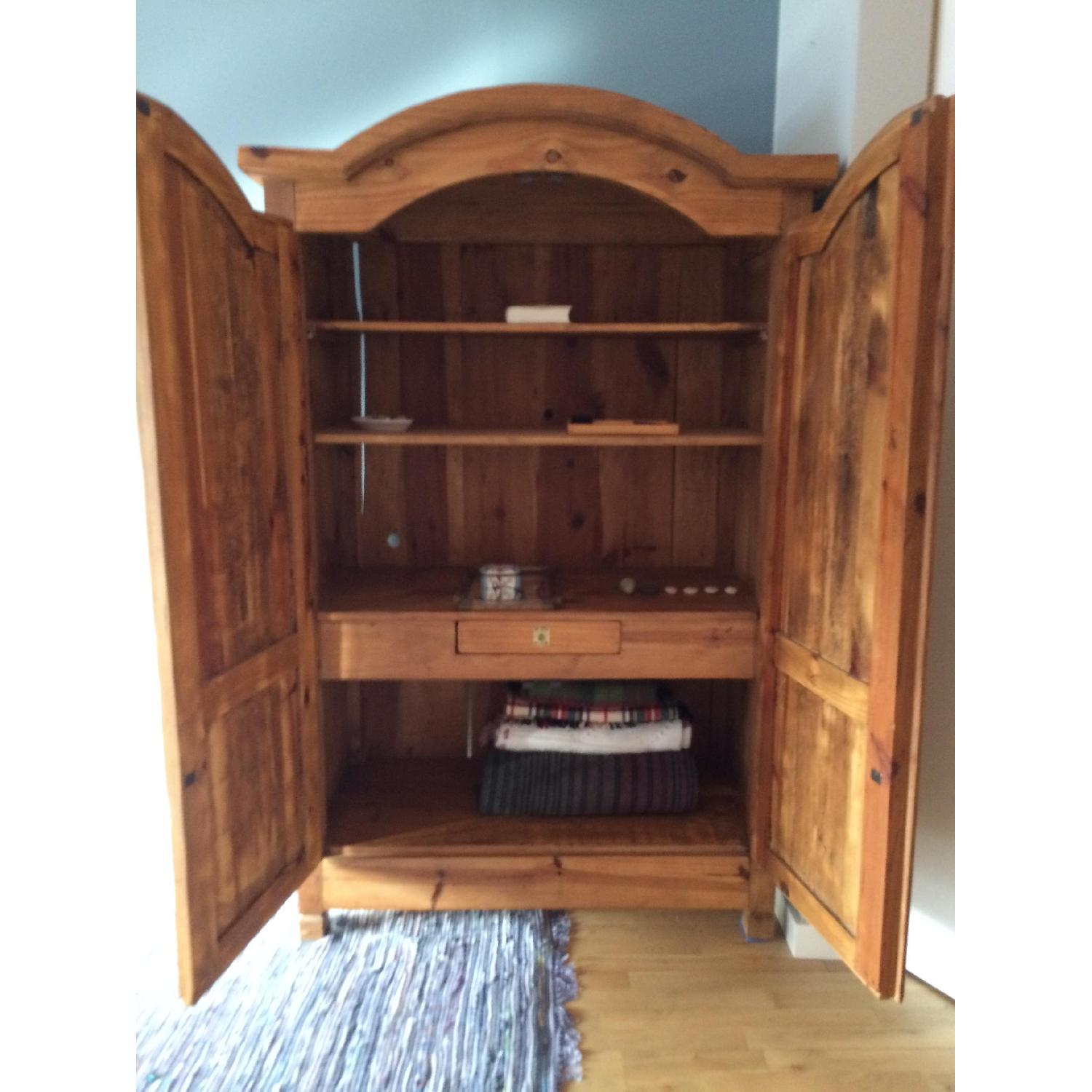 Handmade Reclaimed Wood Armoire - image-3