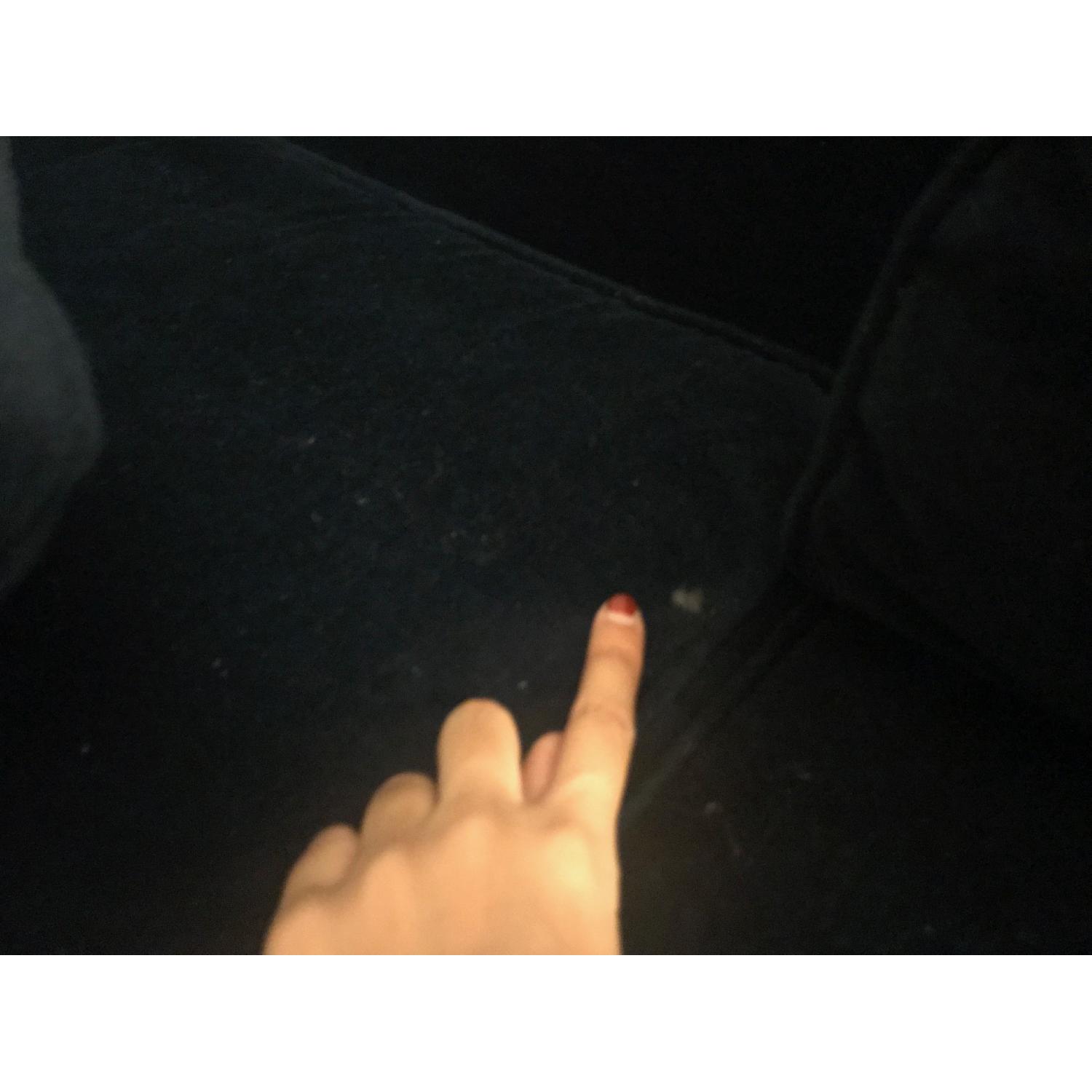 Mitchel Gold + Bob Williams Blue Velvet Sofa - image-4