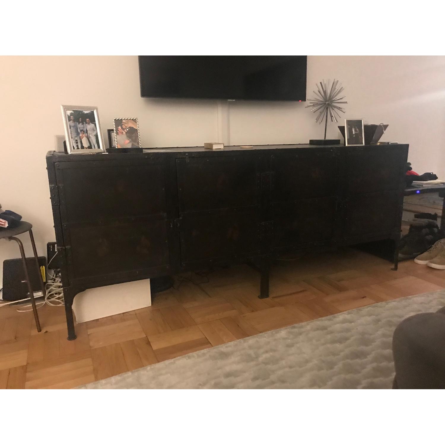 Restoration Hardware Industrial Tool Metal Sideboard - image-2