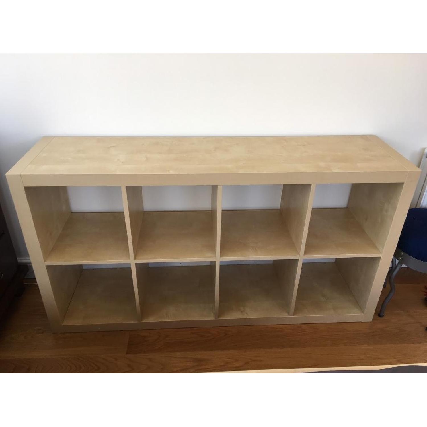 Ikea Kallax Birch Storage Wood Bookshelf - image-1