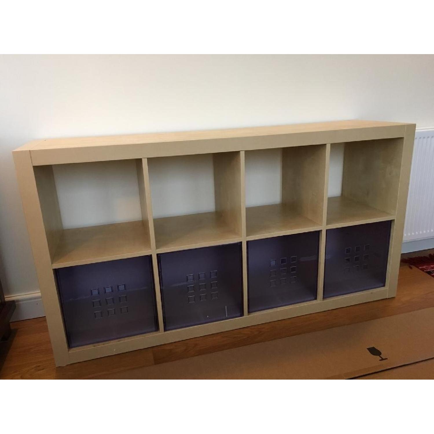 Ikea Kallax Birch Storage Wood Bookshelf - image-2