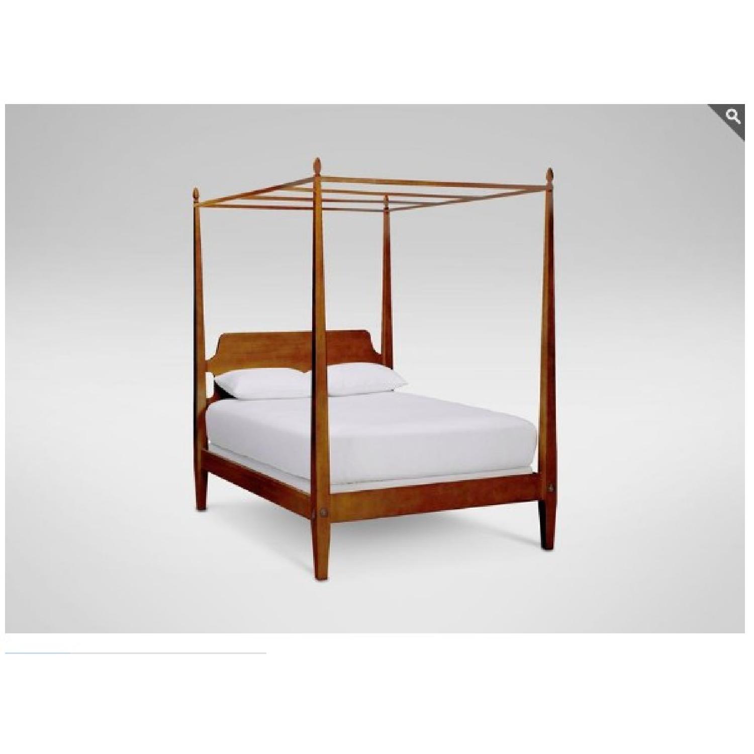 Ethan Allen Barrett Modern Canopy Bed - image-1