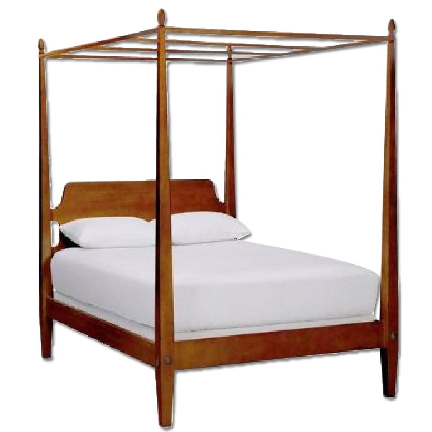 Ethan Allen Barrett Modern Canopy Bed - image-0