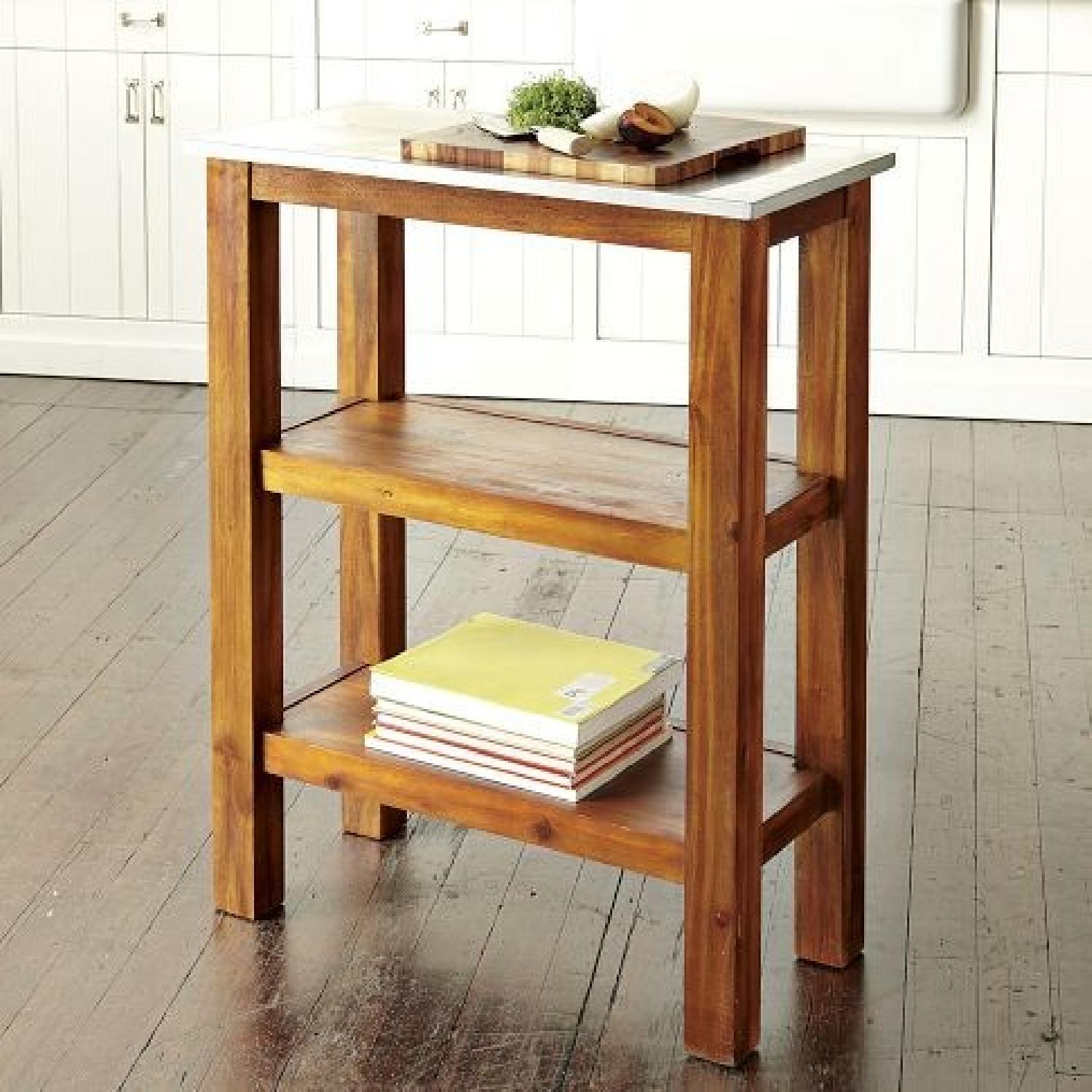 West Elm Rustic Kitchen Island AptDeco