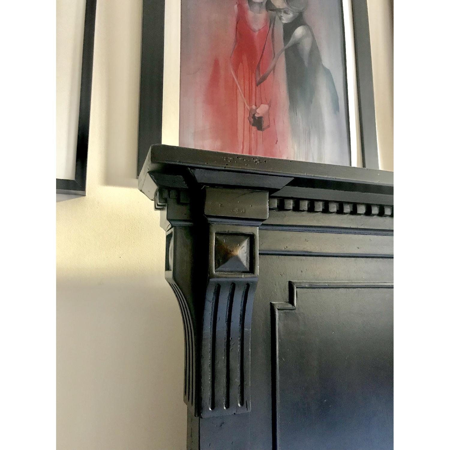 Restoration Hardware St. James Black Bed w/ Footboard - image-1