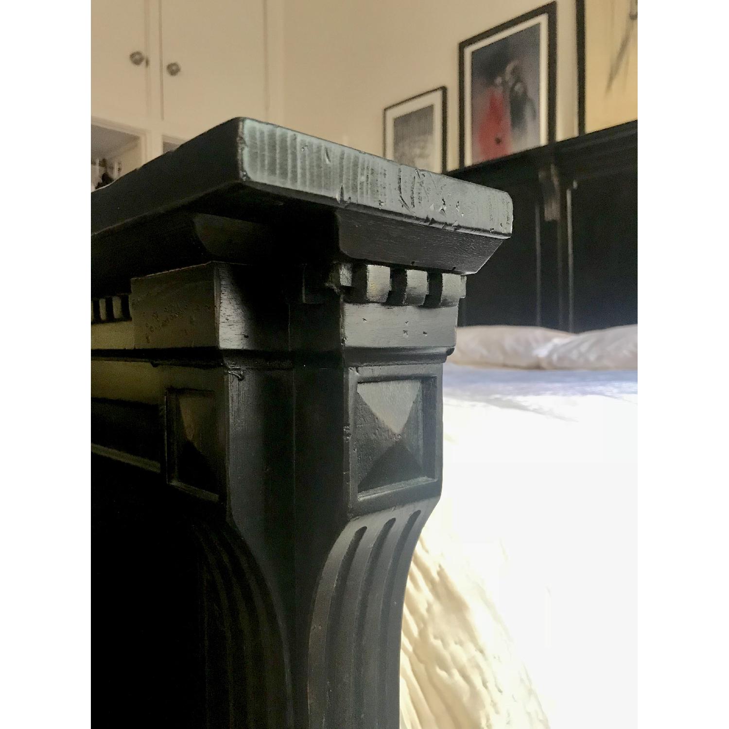 Restoration Hardware St. James Black Bed w/ Footboard - image-3