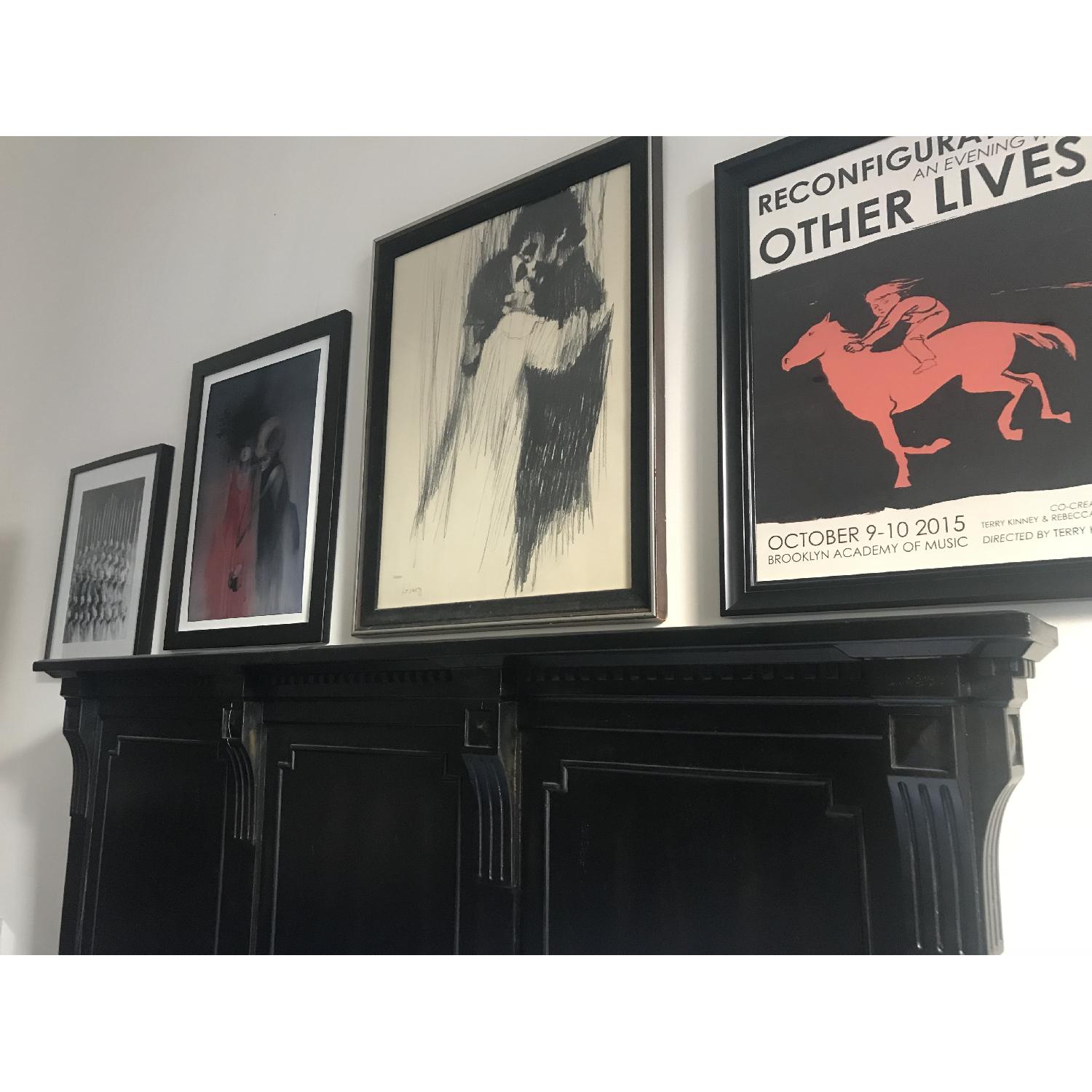 Restoration Hardware St. James Black Bed w/ Footboard - image-5