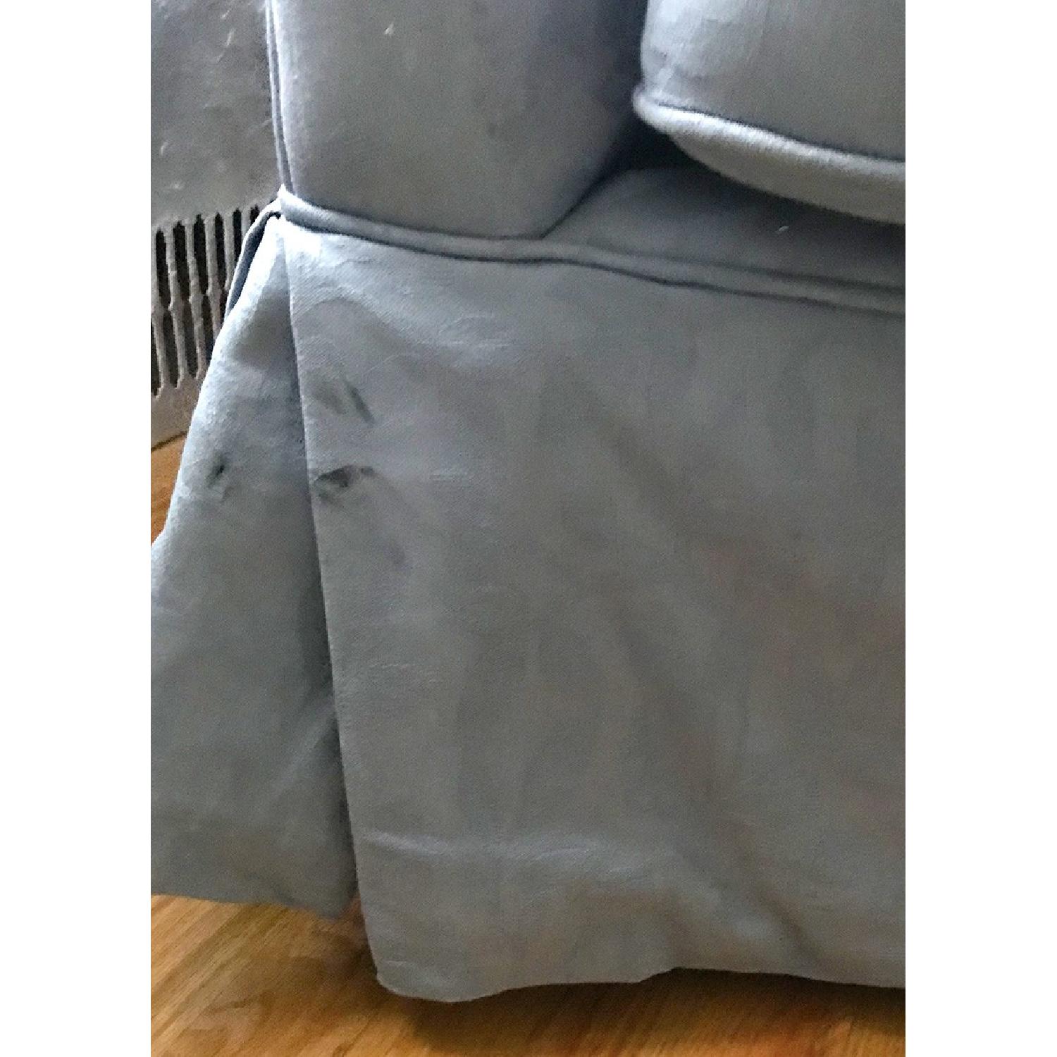 Blue Floral Club Chair - image-3