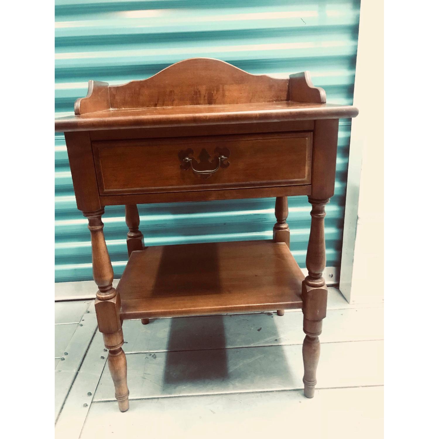 Heywood Wakefield Mid Century Maple Nightstand - image-3