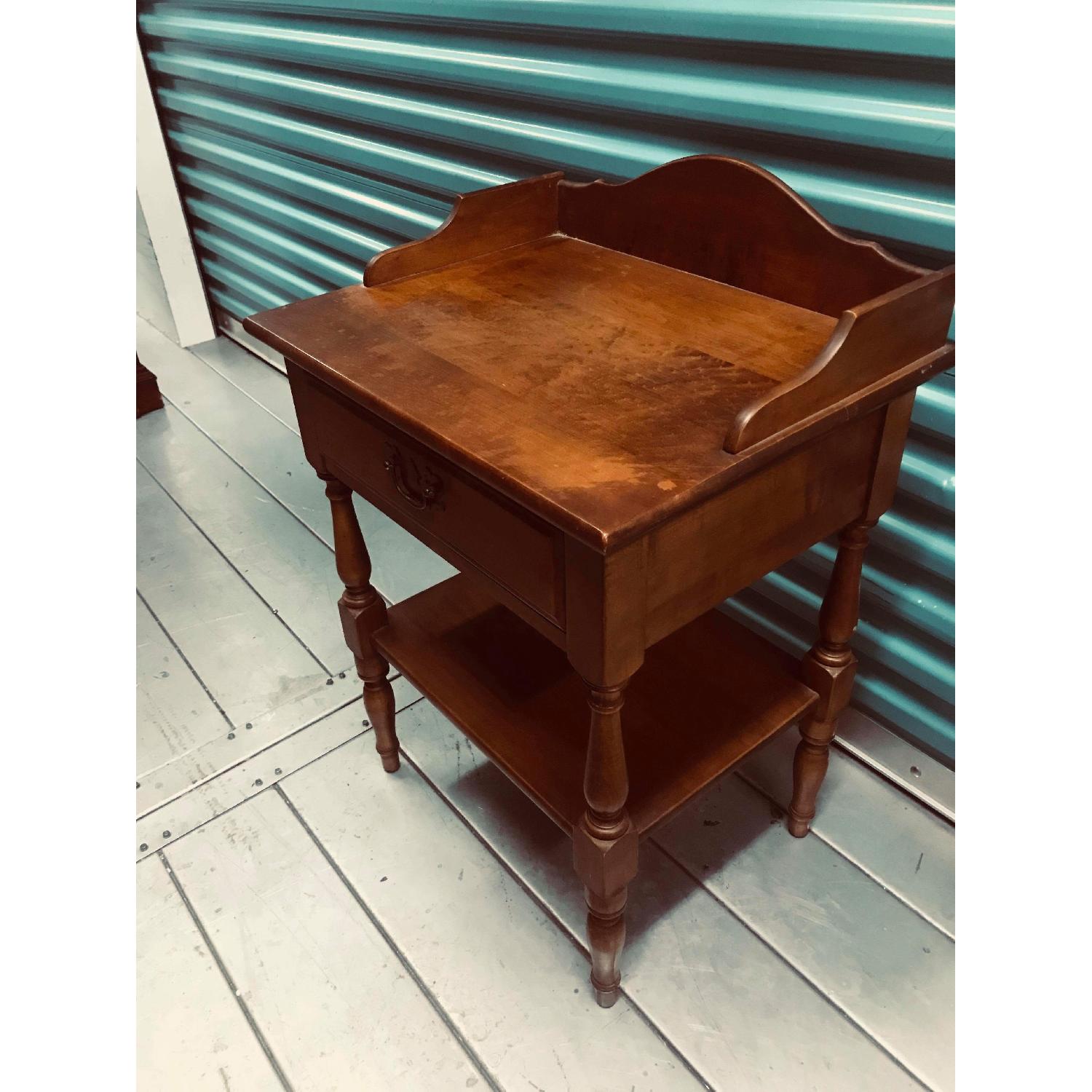 Heywood Wakefield Mid Century Maple Nightstand - image-6