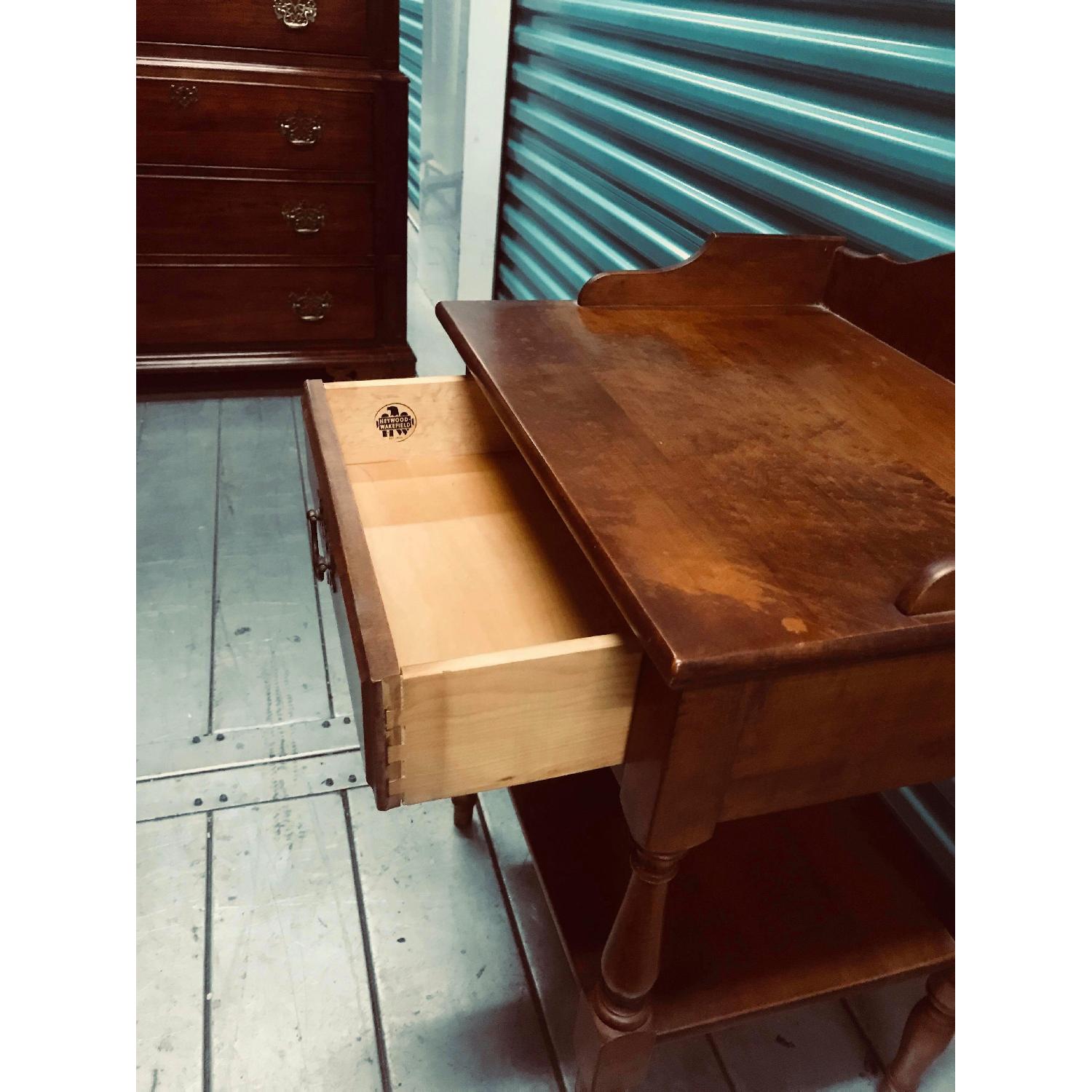 Heywood Wakefield Mid Century Maple Nightstand - image-7