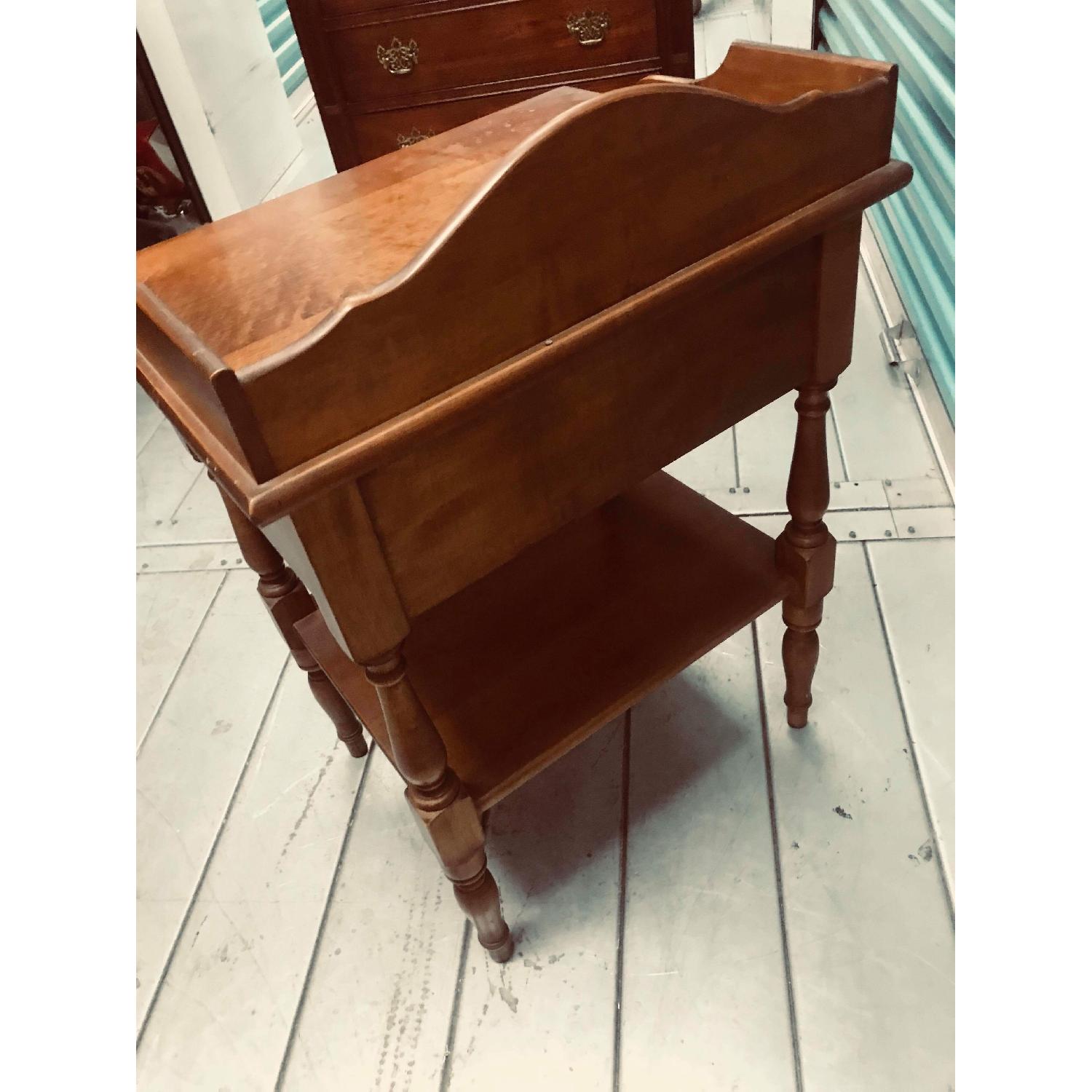 Heywood Wakefield Mid Century Maple Nightstand - image-8