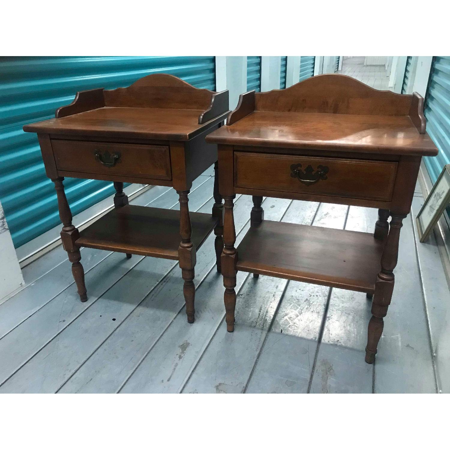 Heywood Wakefield Mid Century Maple Nightstand - image-10