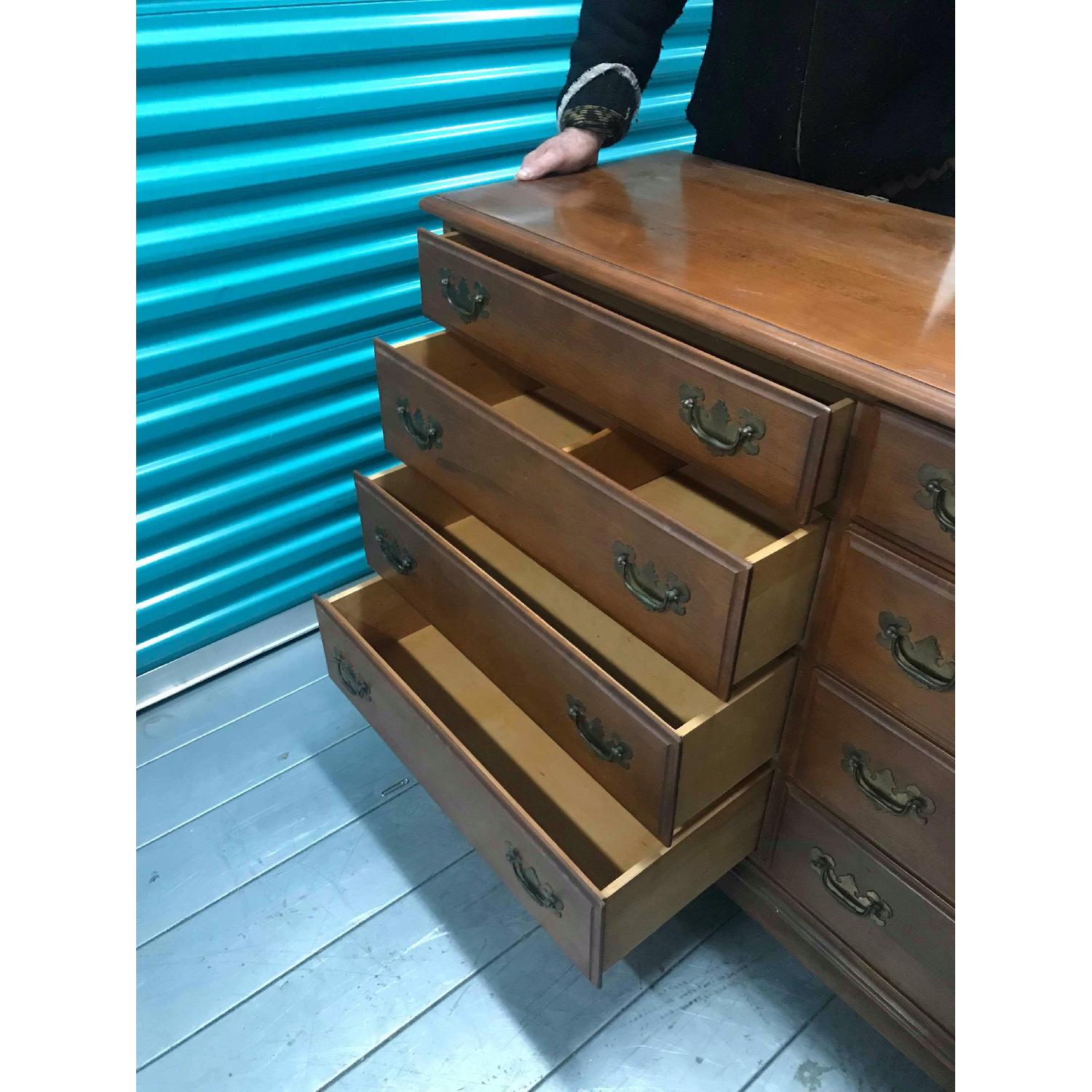 Heywood Wakefield Mid Century Maple Dresser w/ Mirror - image-6