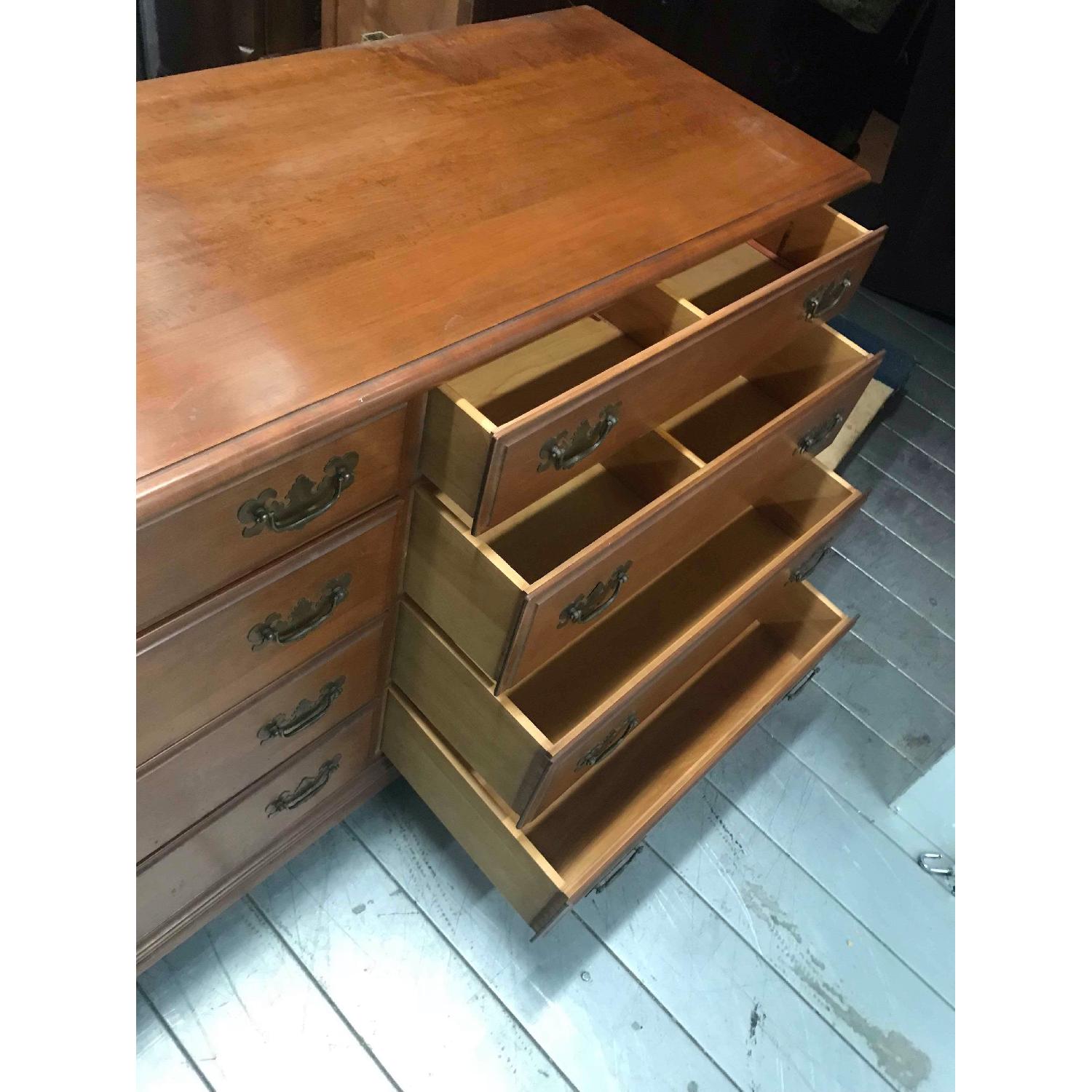 Heywood Wakefield Mid Century Maple Dresser w/ Mirror - image-7