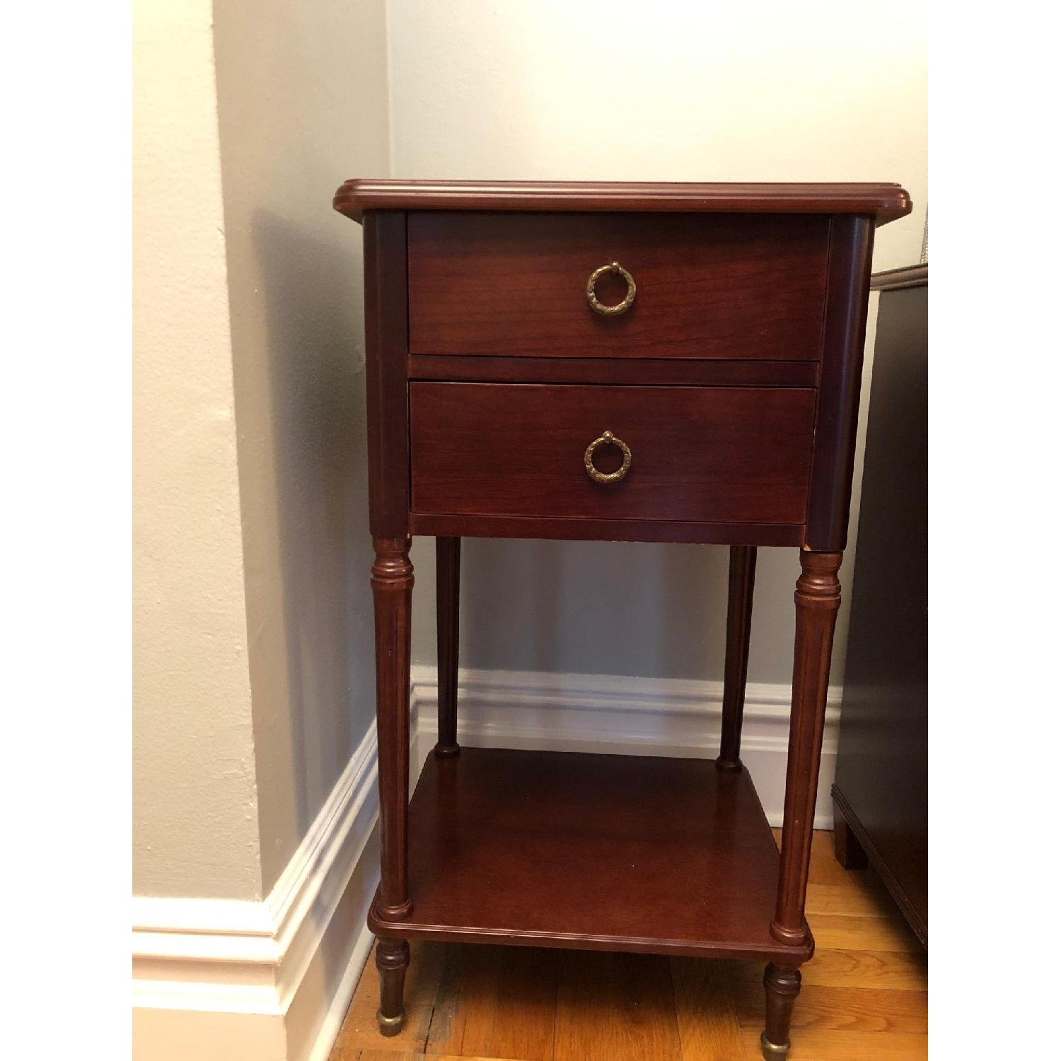 Bombay Company Classic 2 Drawer End Table - image-1